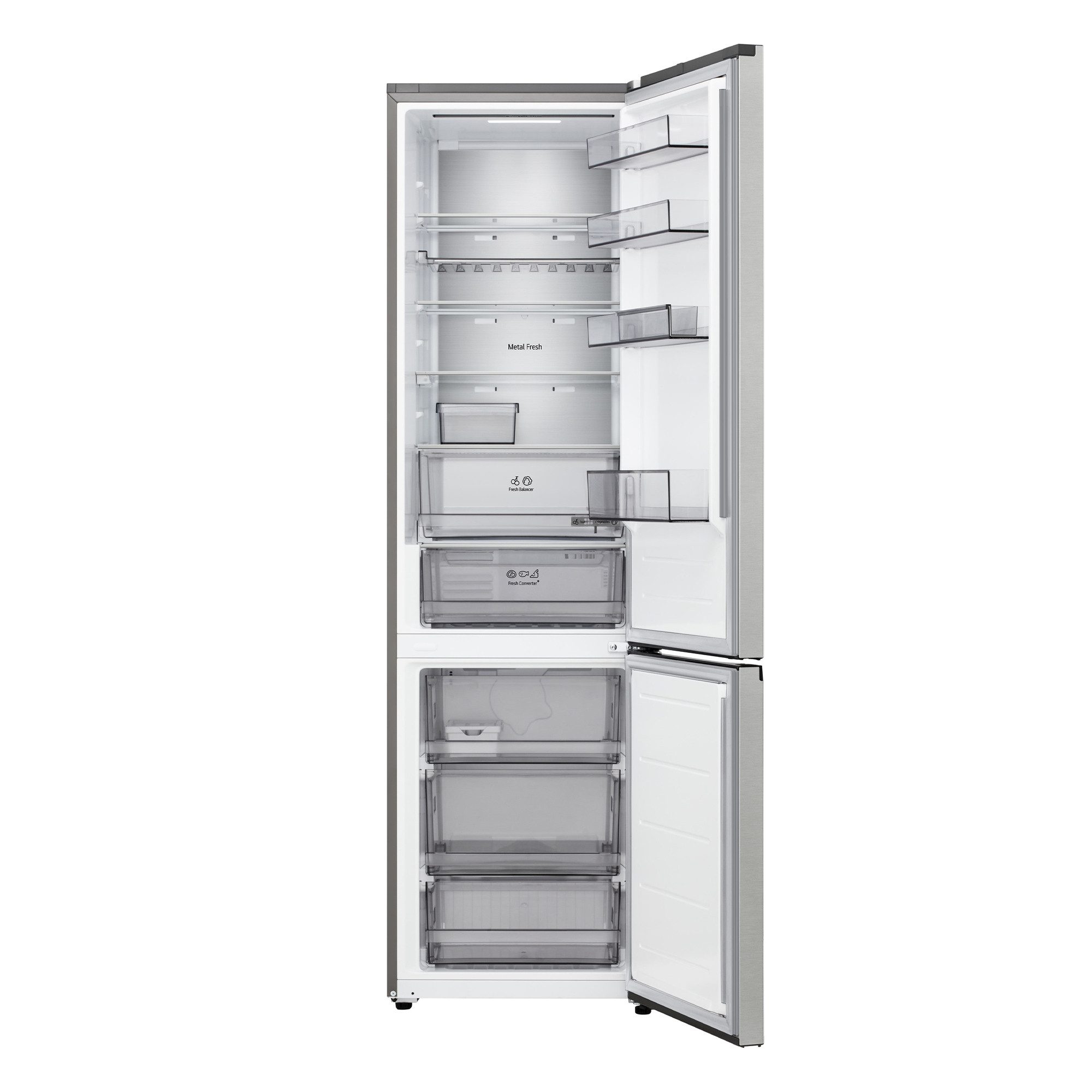 LG Kühl-/Gefrierkombination GBBS525APY, 203,00 cm hoch, 59,70 cm breit, Smarte Bedienung mit Wi-Fi