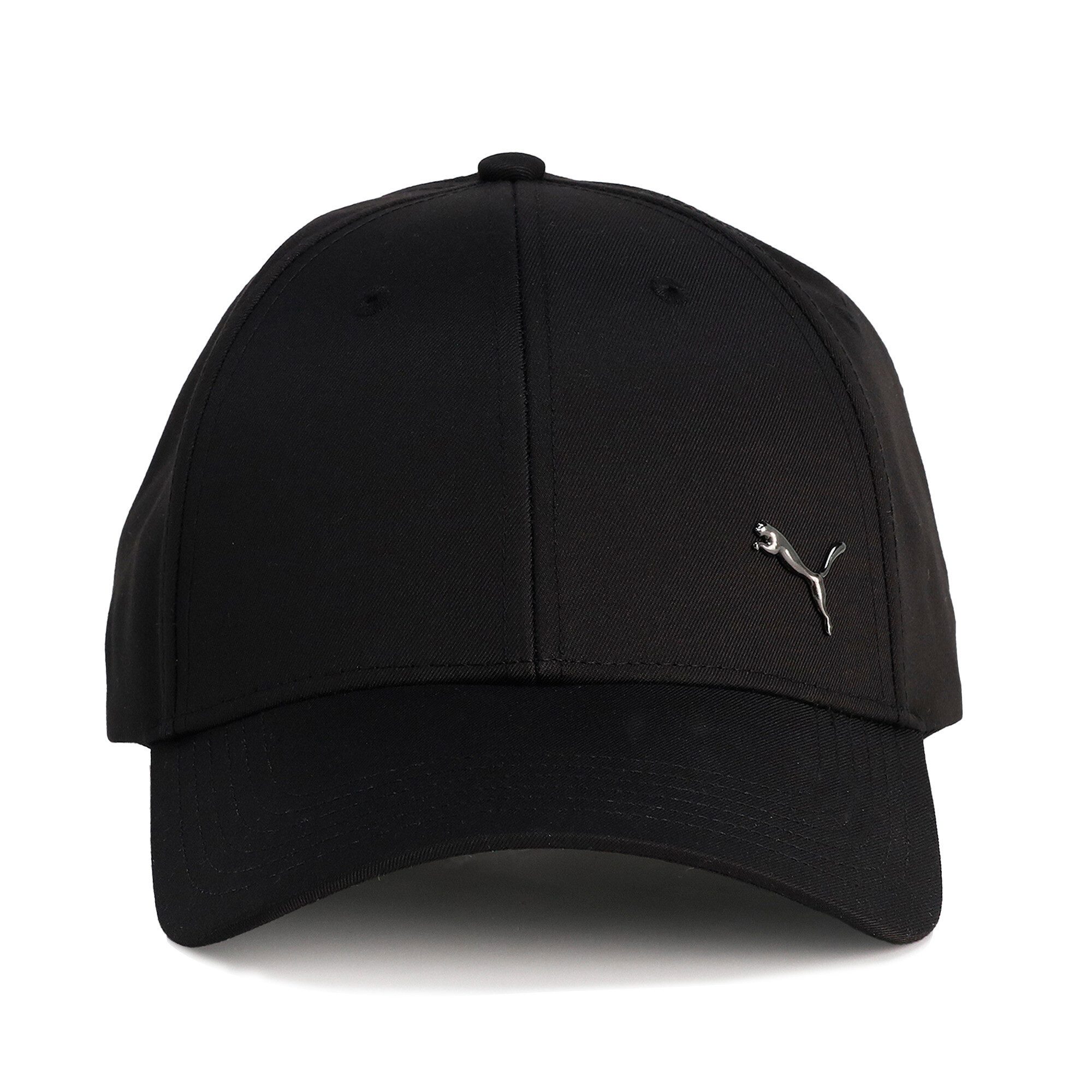 PUMA Baseball Cap ESS METAL CAT BB CAP klassisches 6-Panel-Design, gebogener Schirm, mit Metall-Pin