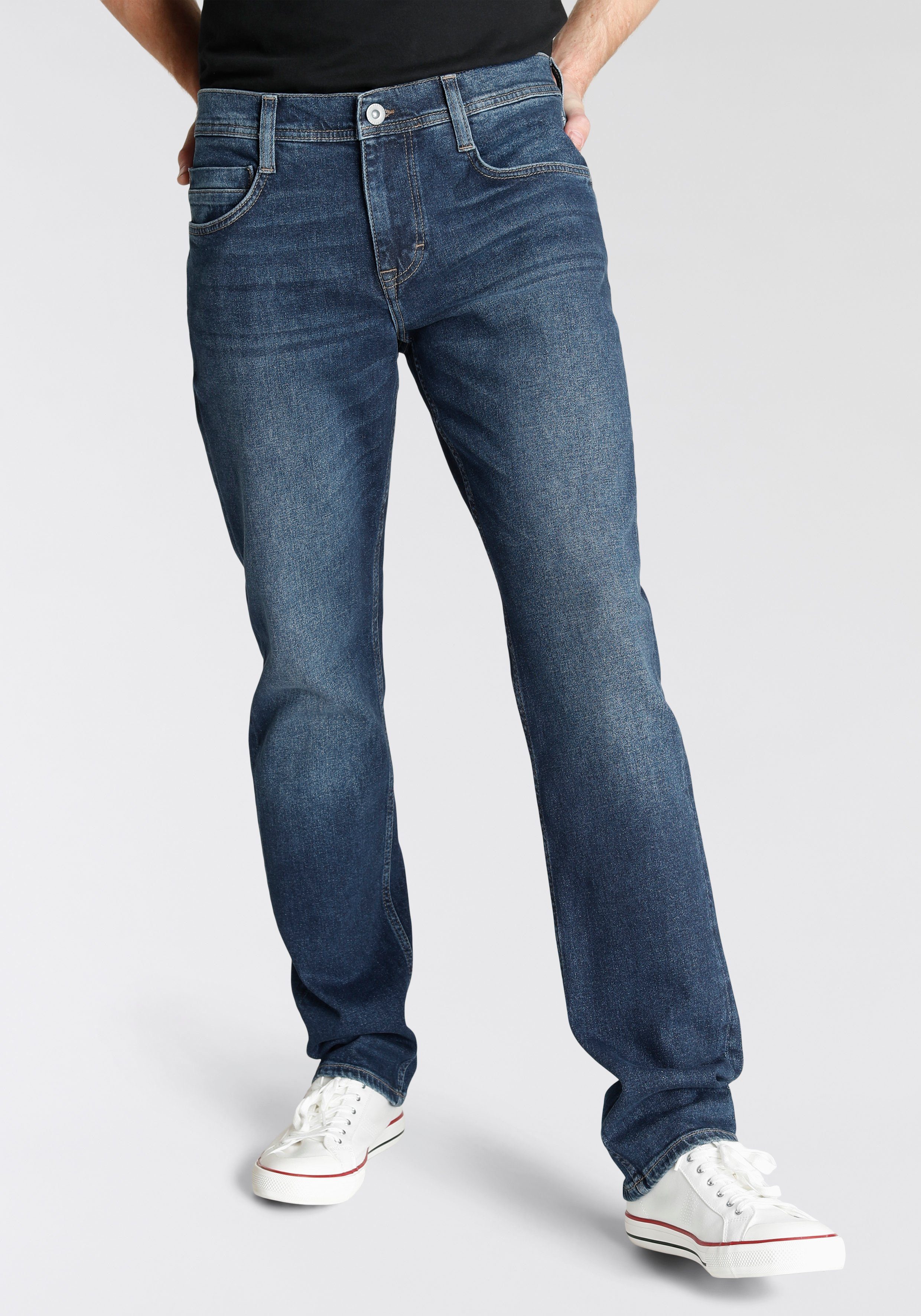 MUSTANG Straight-Jeans Style Denver stonewash