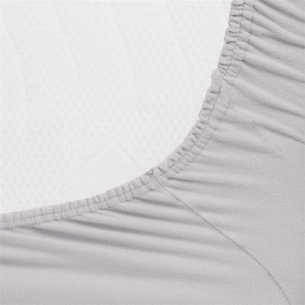 Carpe Sonno Spannbettlaken Boxspring Winter Teddy Fleece Plüsch 180x200 200x200 180x220 200x220, Fleece, Gummizug: rundum, (1 Stück), Wasserbett Spannbettlaken  – Bild 3 von 5