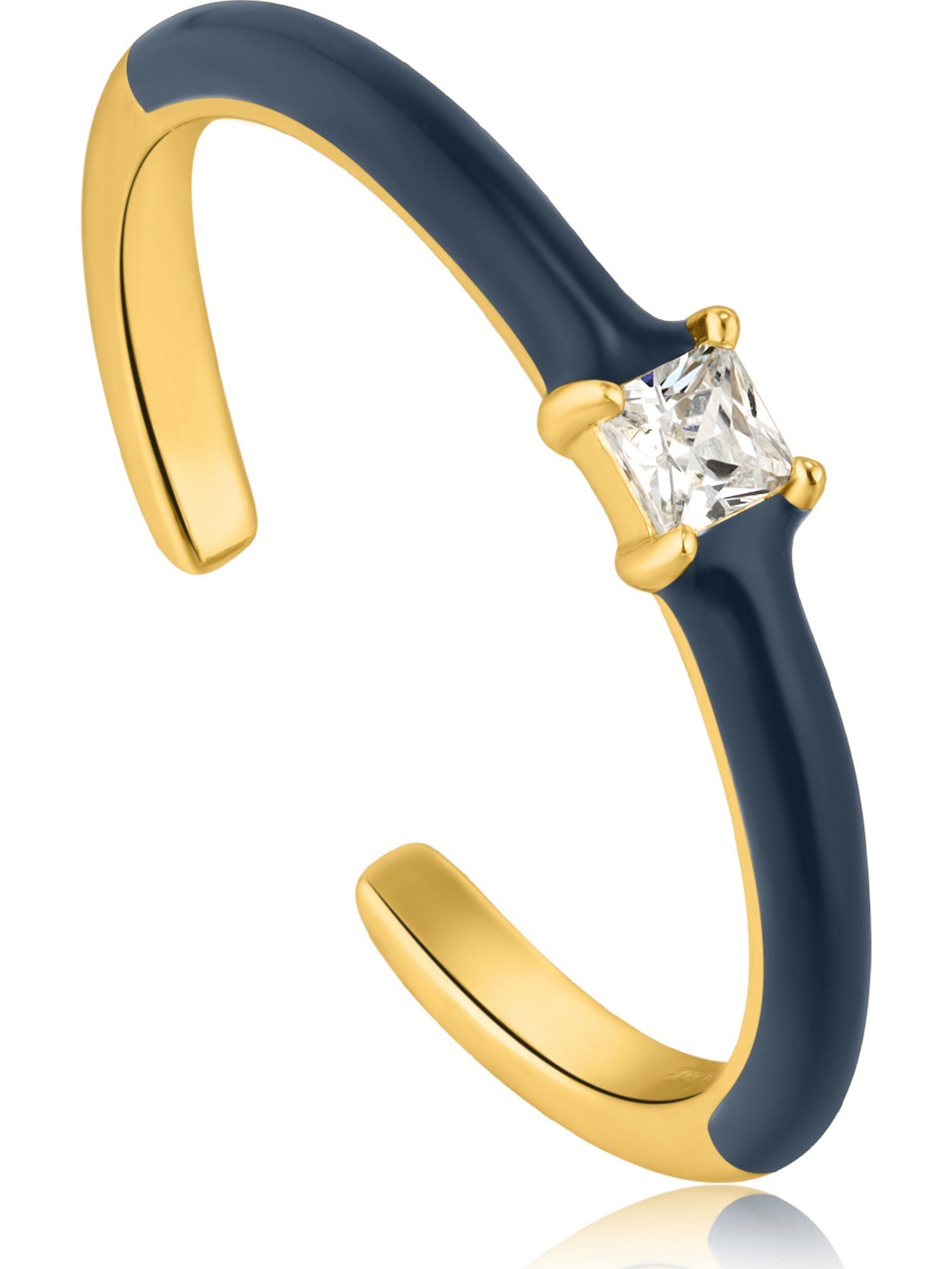 Ania Haie Fingerring Ania Haie Damen-Damenring 925er Silber Zirkonia, Zirkonia