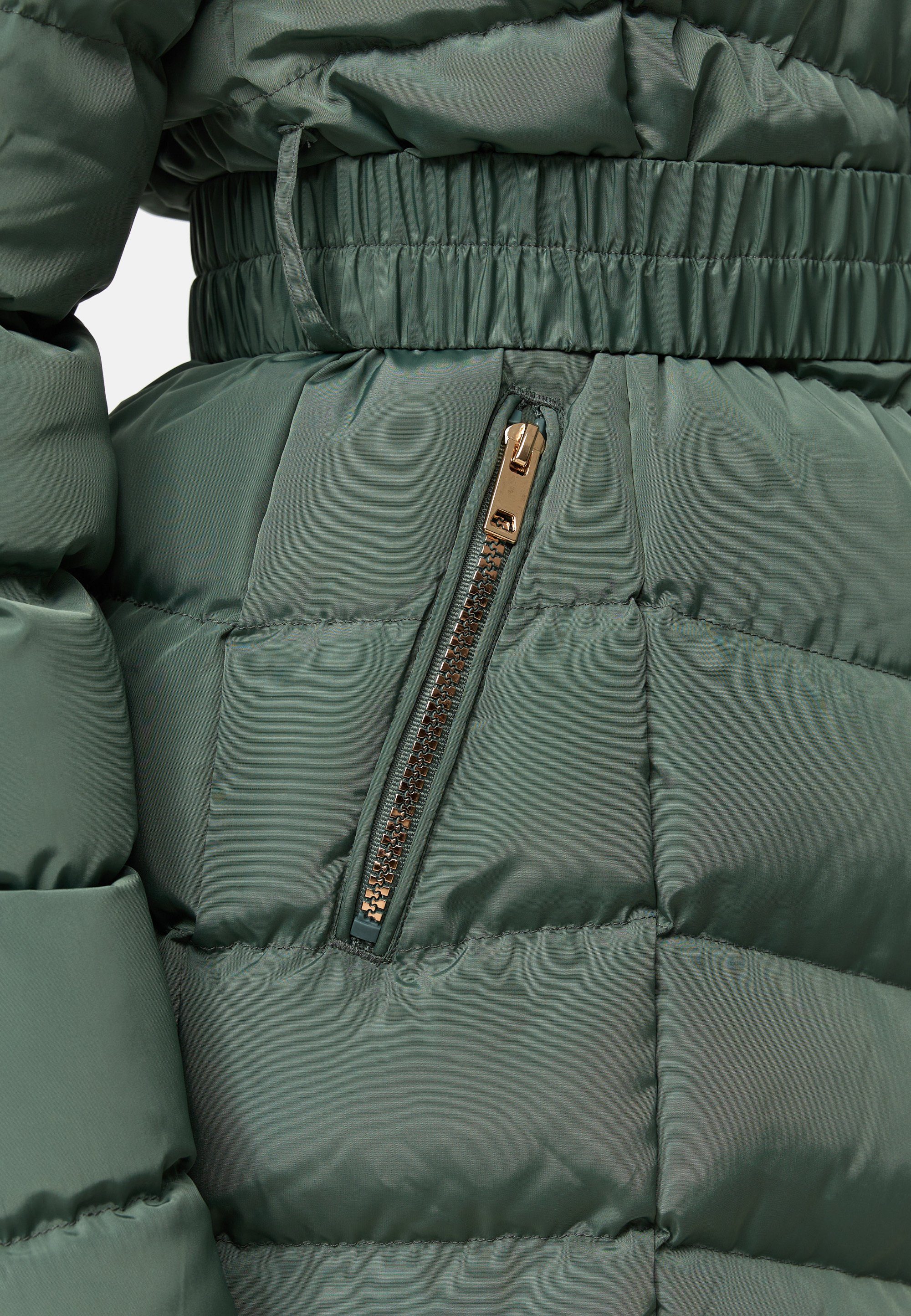 Winterjacke Jacket Threadbare Puffer grün THB Green- Belted Roo