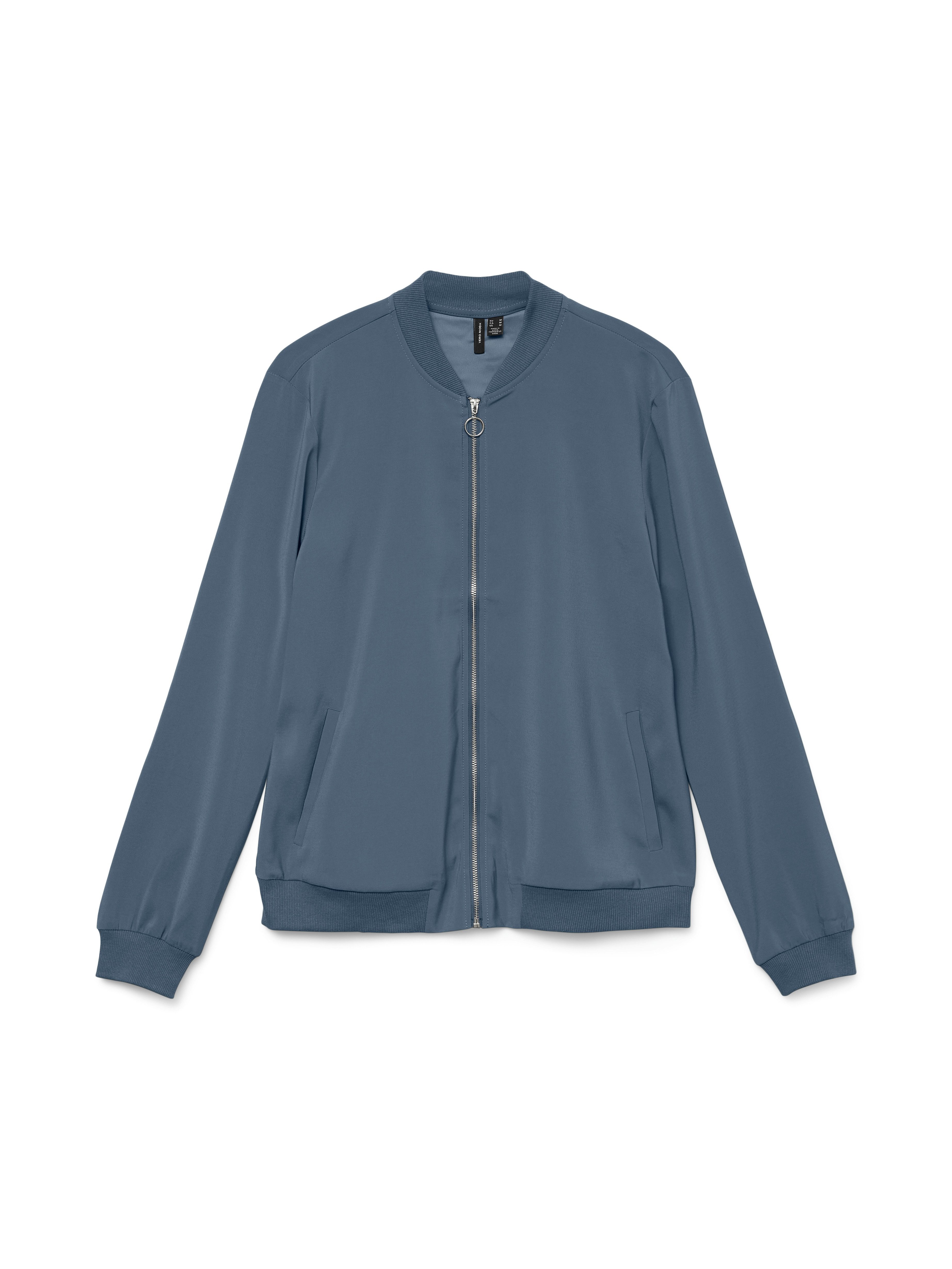 Vero Moda Bomberjacke VMCONNY, leichte Jacke für den Übergang seitliche Eingrifftaschen, Rippbündchen