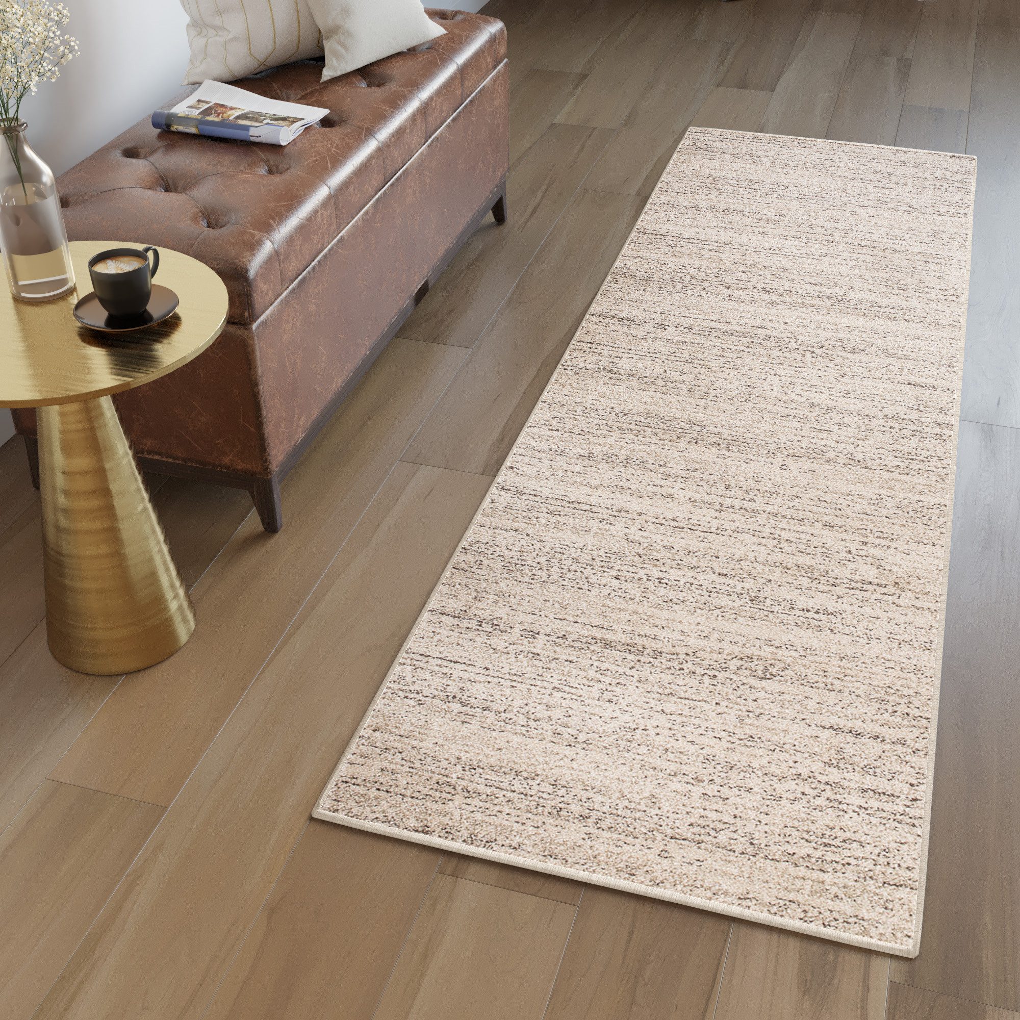 Läufer SARI, Tapiso, rechteckig, Höhe: 12 mm, Flur Kurzflor Modern Meliert Design Wohnzimmer Schlafzimmer Küche