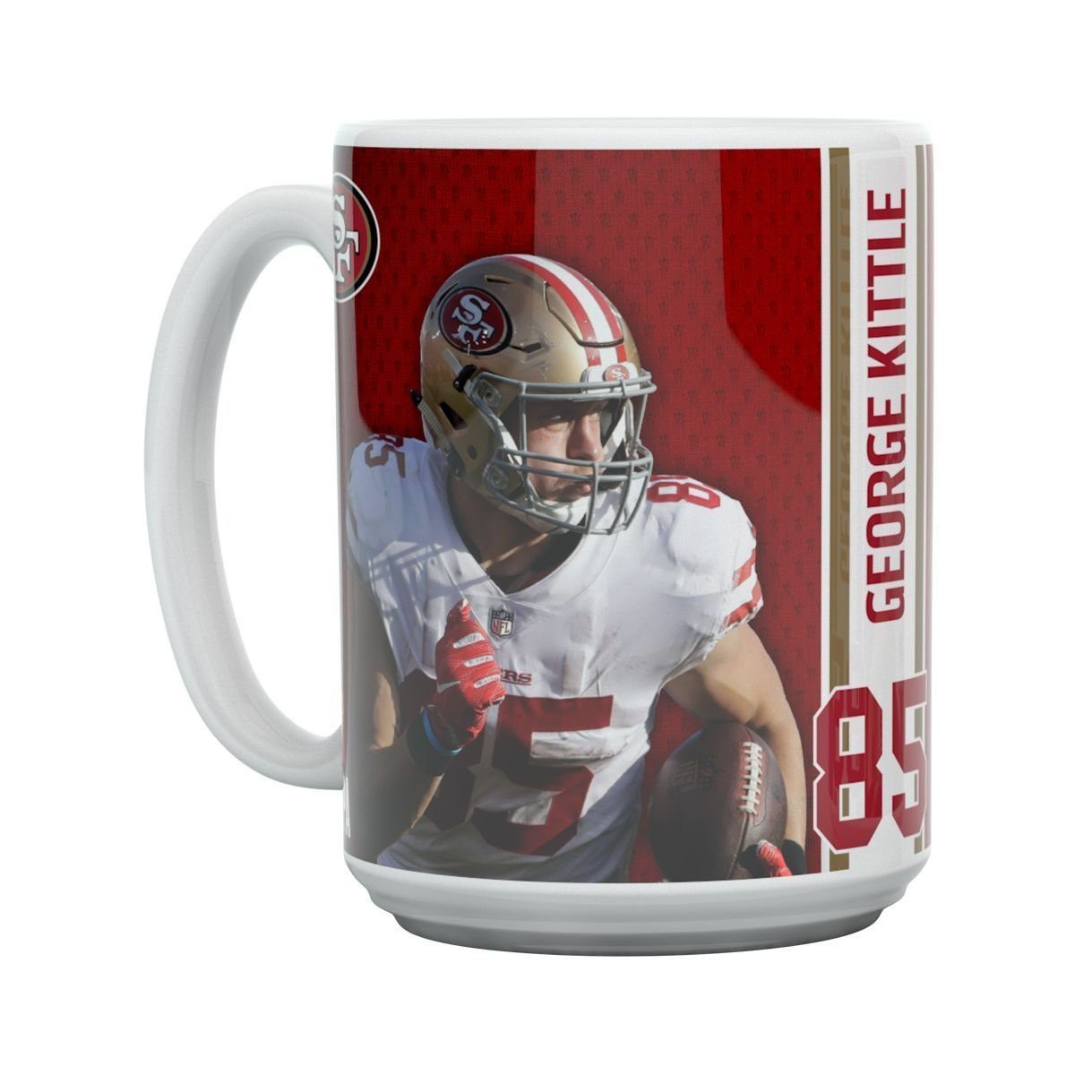 Great Branding Tasse George Kittle MOTION San Francisco 49ers NFL Tasse