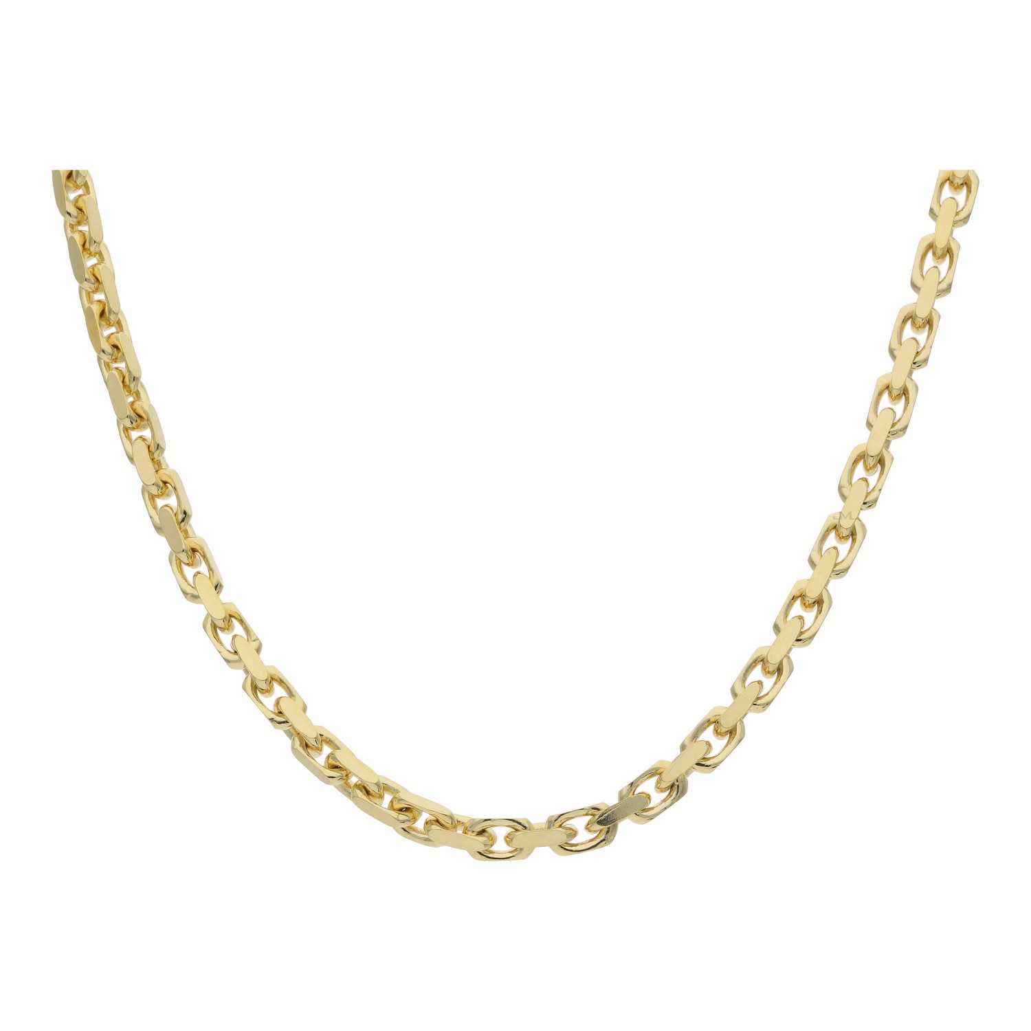 JuwelmaLux Goldkette Goldkette 333 Anker diamantiert 2,4 mm Made in Germany JL48-05-0164 (1-tlg)