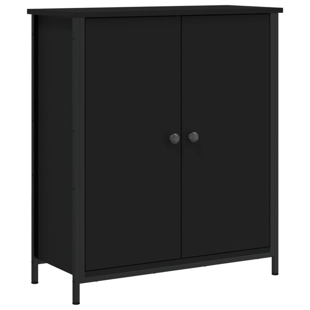 vidaXL Sideboard Sideboard Schwarz 70x30x80 cm Holzwerkstoff (1 St) günstig online kaufen