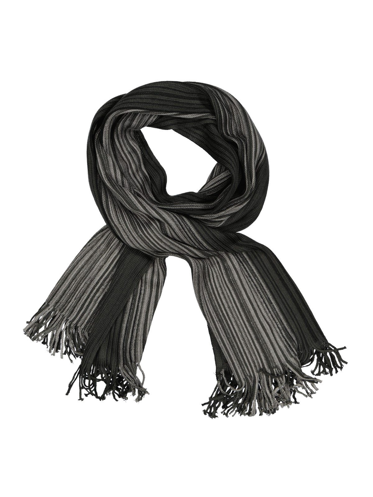 Strickschal Herren Strickschal gemustert, Dunkelgruen