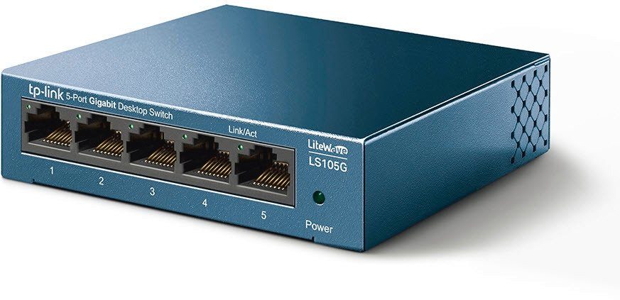 LiteWave 5-Port Gigabit Desktop Switch Netzwerk-Switch