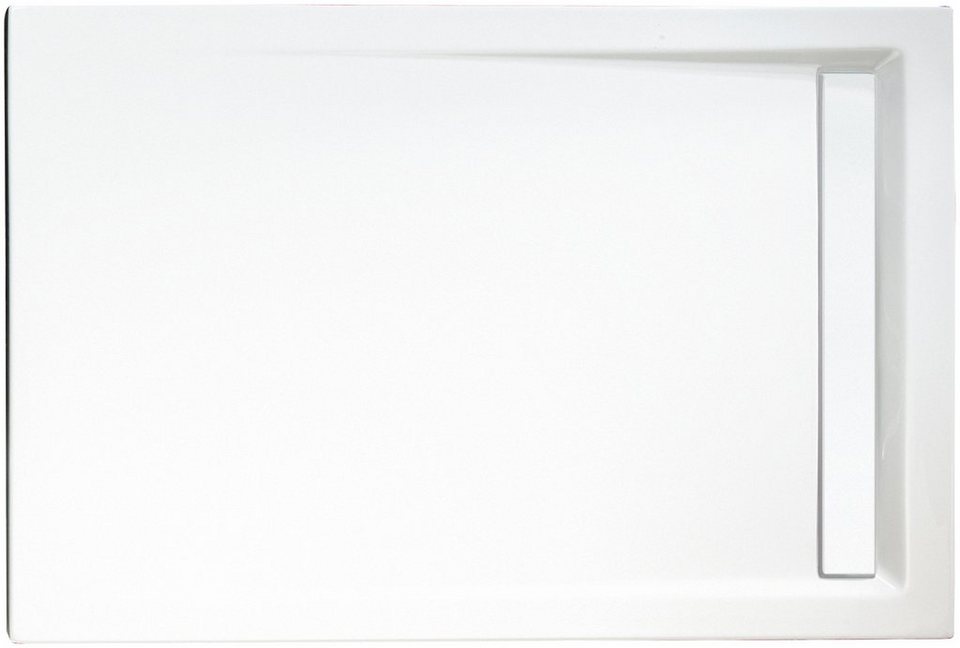 Schulte Rechteckduschwanne »mit Rinnenabdeckung«, rechteckig, Sanitäracryl, BxT: 120 x 90 cm