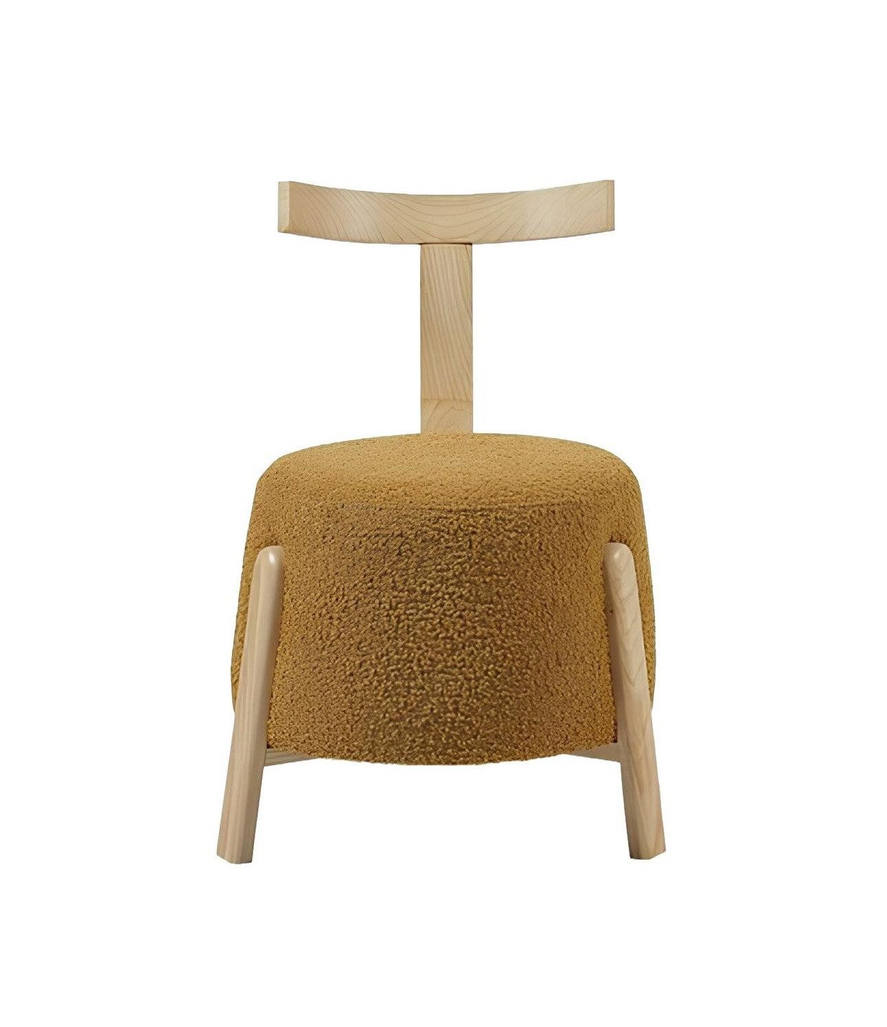 Xlmoebel Polsterstuhl Luxuriöser Designer-Stuhl mit eleganter Lehne, Hergestellt in Europa