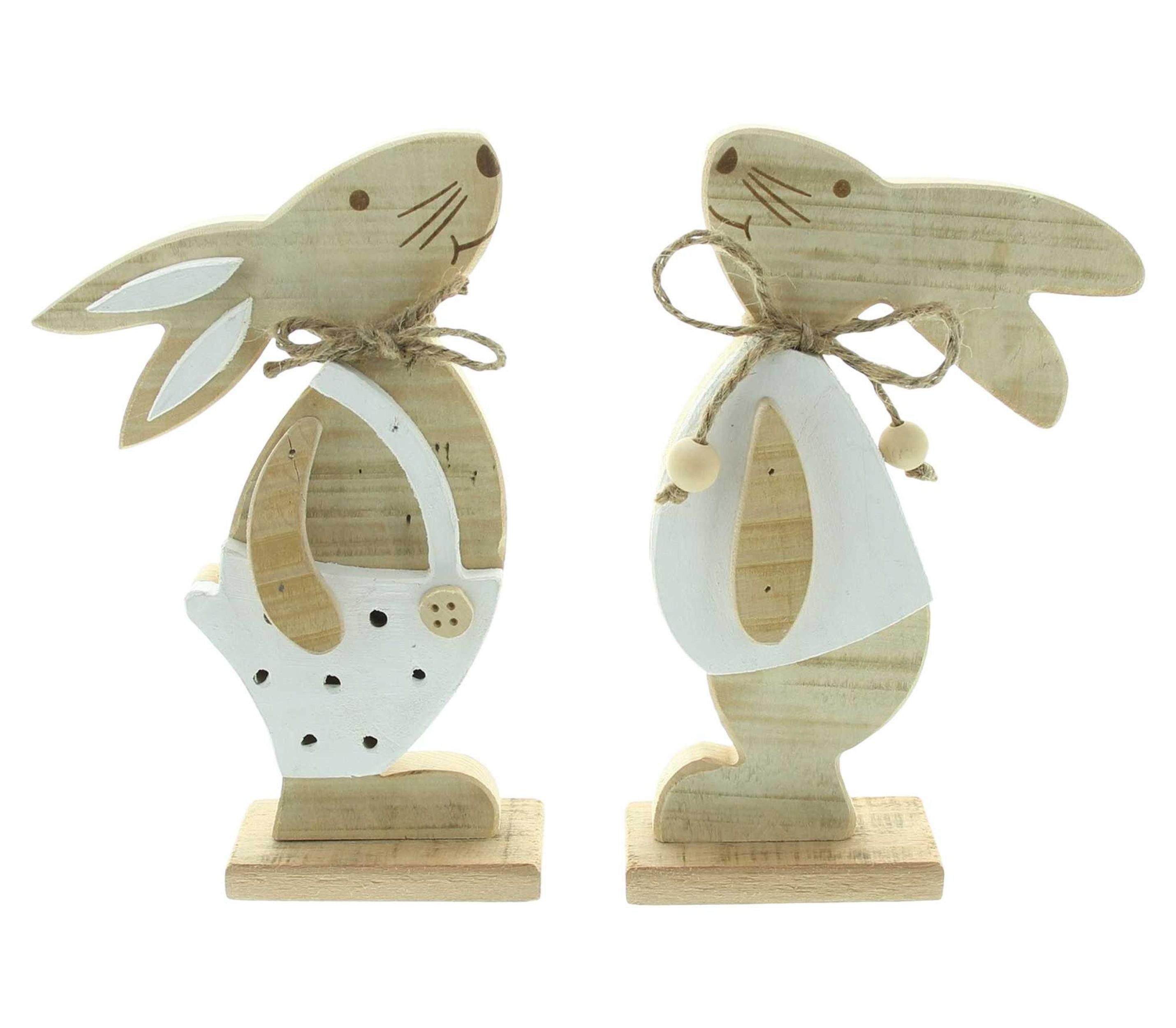 Osterhase Hase "Hansi & Franzi", 2er Set