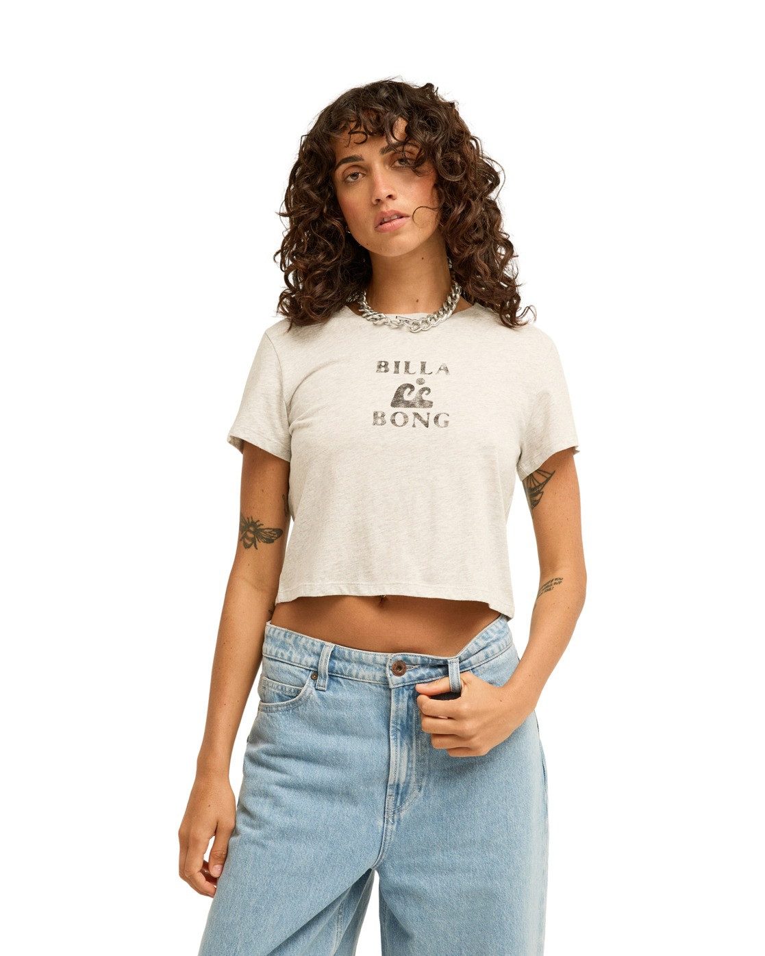 Billabong T-Shirt Surfing In Town Crop