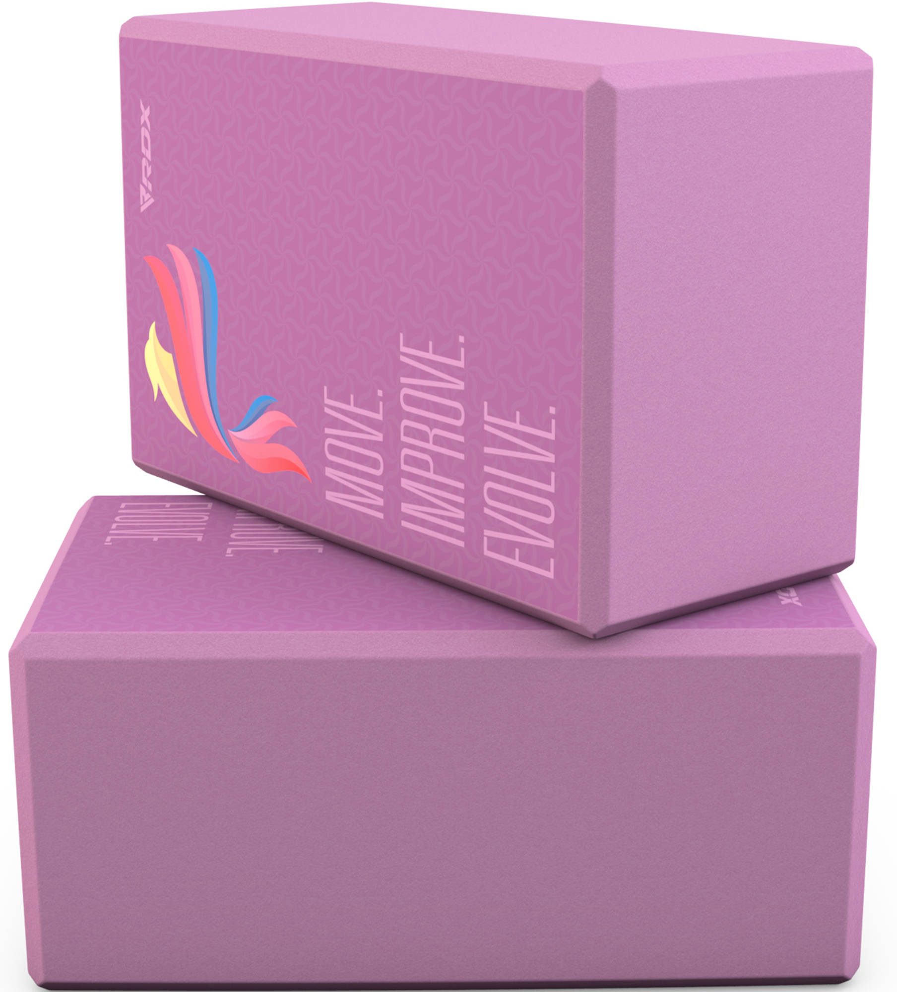 RDX Sports Yogablock RDX Yoga Block, rutschfest, hochdichter EVA-Schaum