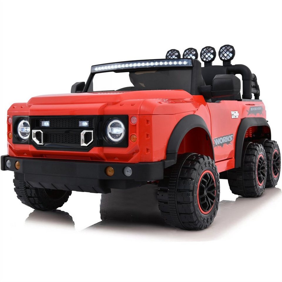 Sweiko Elektro-Kinderauto 2 x 45W Motoren, 2 Sitzer, 6 Räder, 3-8 km/h ...