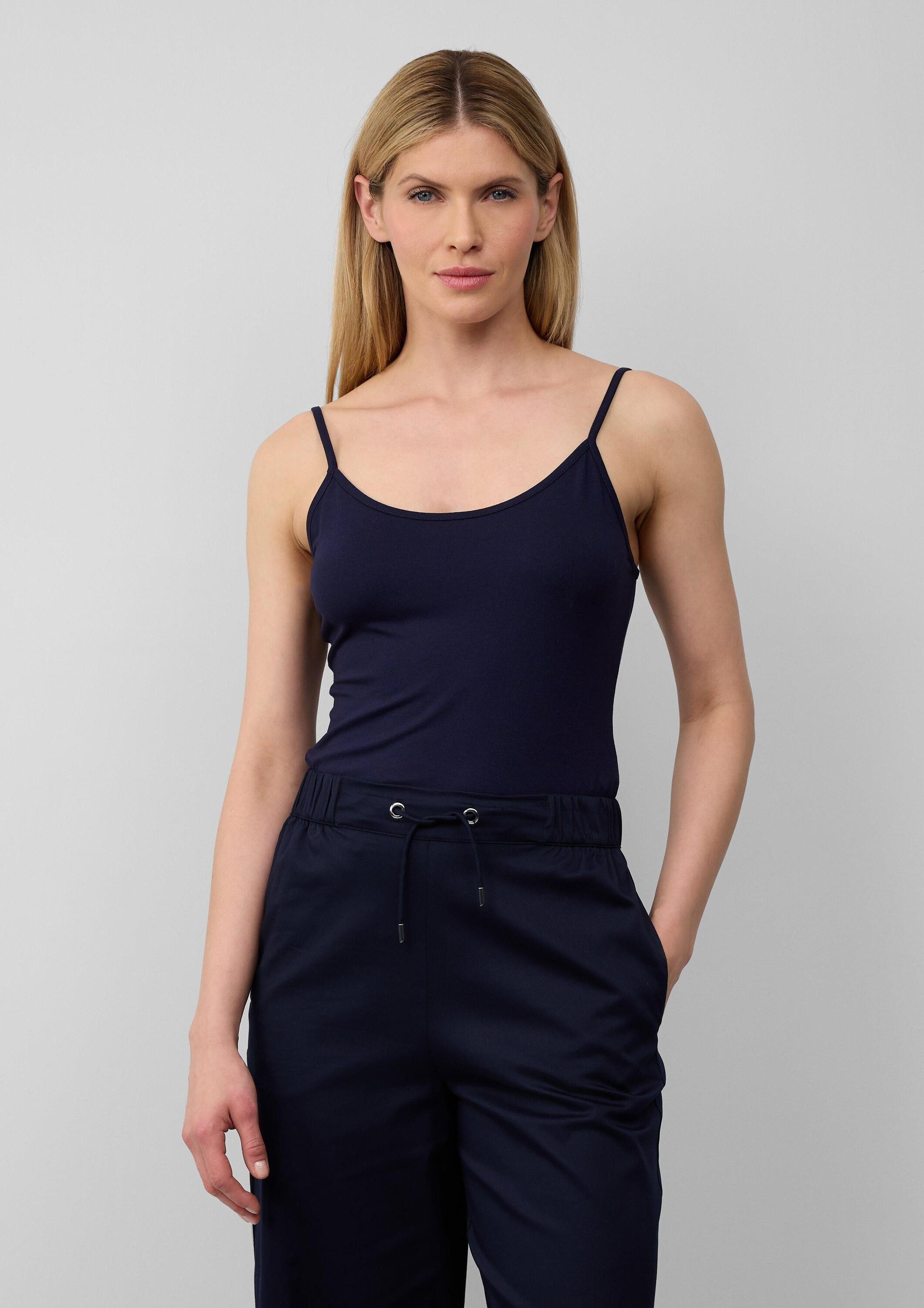 s.Oliver Muskelshirt T-Shirt Slim-Fit-Top mit verstellbaren Spaghettiträger günstig online kaufen