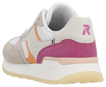 Rieker EVOLUTION Sneaker mit gepolstertem Schaftrand, Freizeitschuh, Halbschuh, Schnürschuh