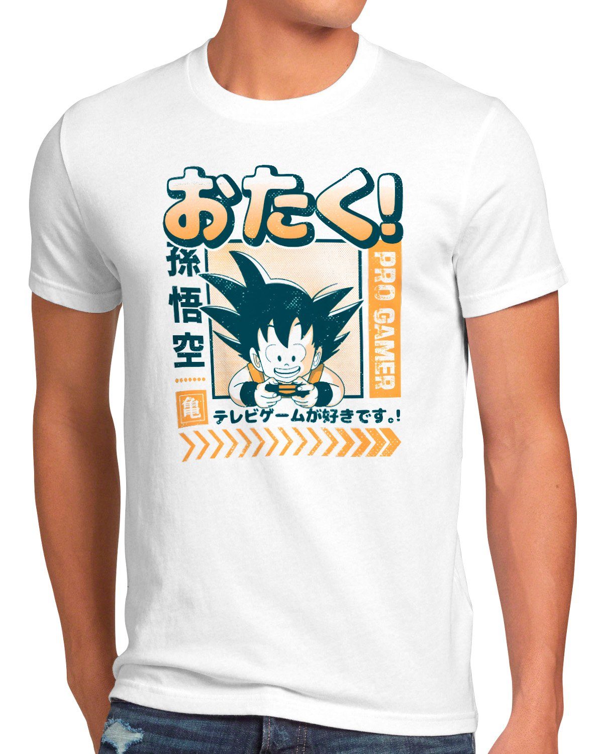 style3 Print-Shirt Herren T-Shirt Otaku Gamer super dragonball z gt songoku breakers the kakarot