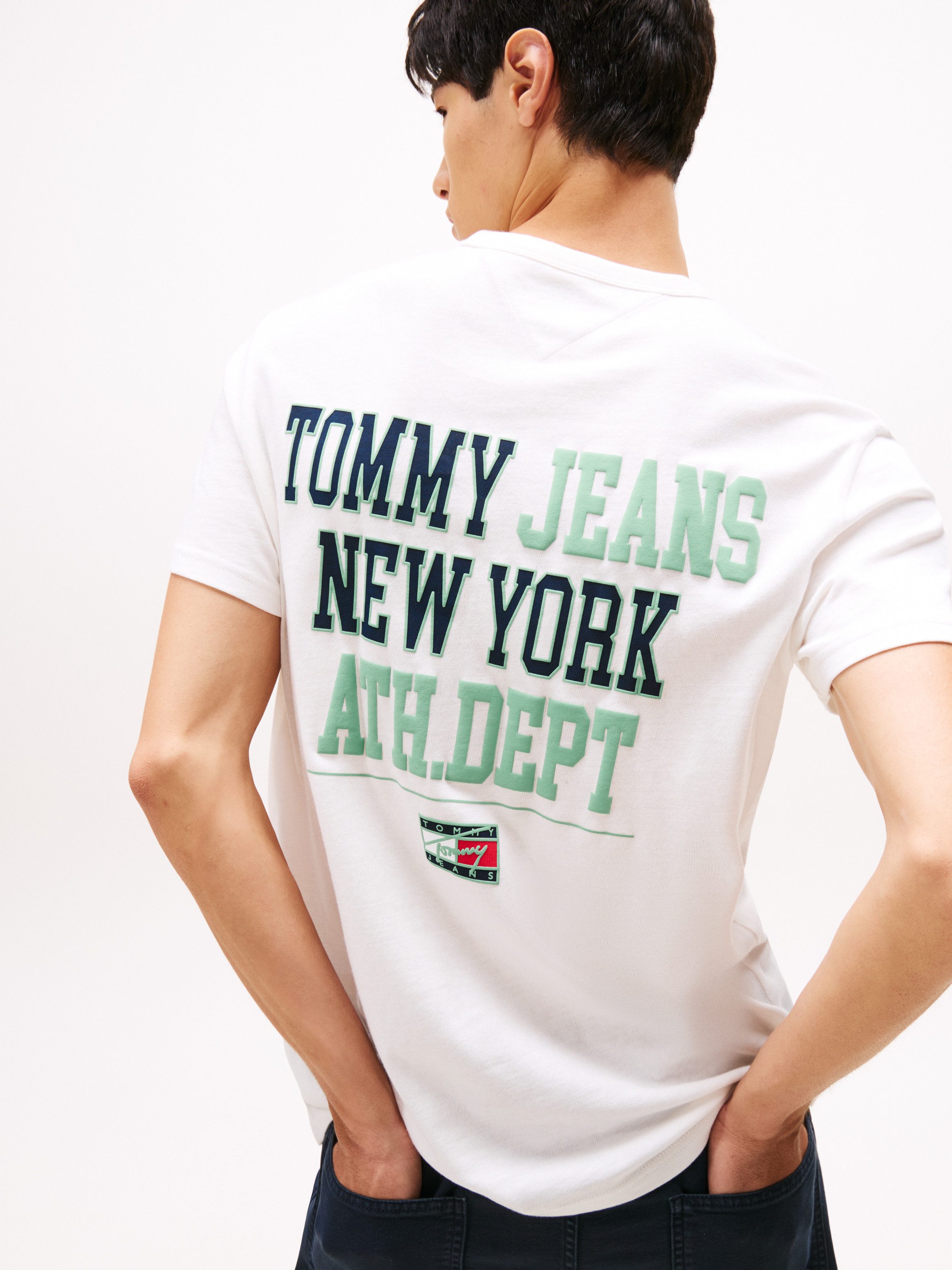 Tommy Jeans T-Shirt TJM REG ATHL DEPT BACK EXT mit Rückenprint, regular fit günstig online kaufen