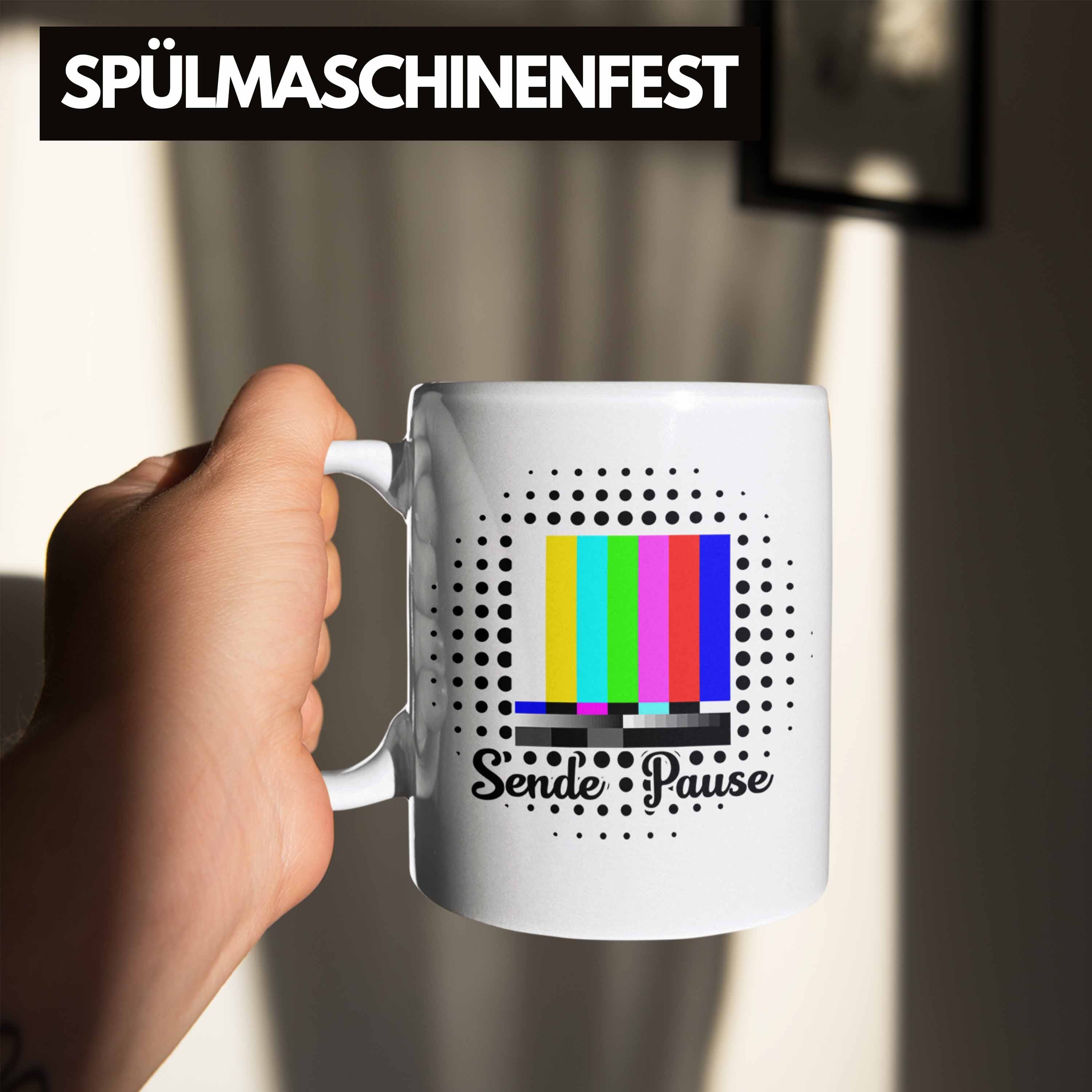 Tasse 90er Tasse Trendation Geschenk Trendation - Weiss 80er Sendepause Jahre Jahre Fan Geschenkidee