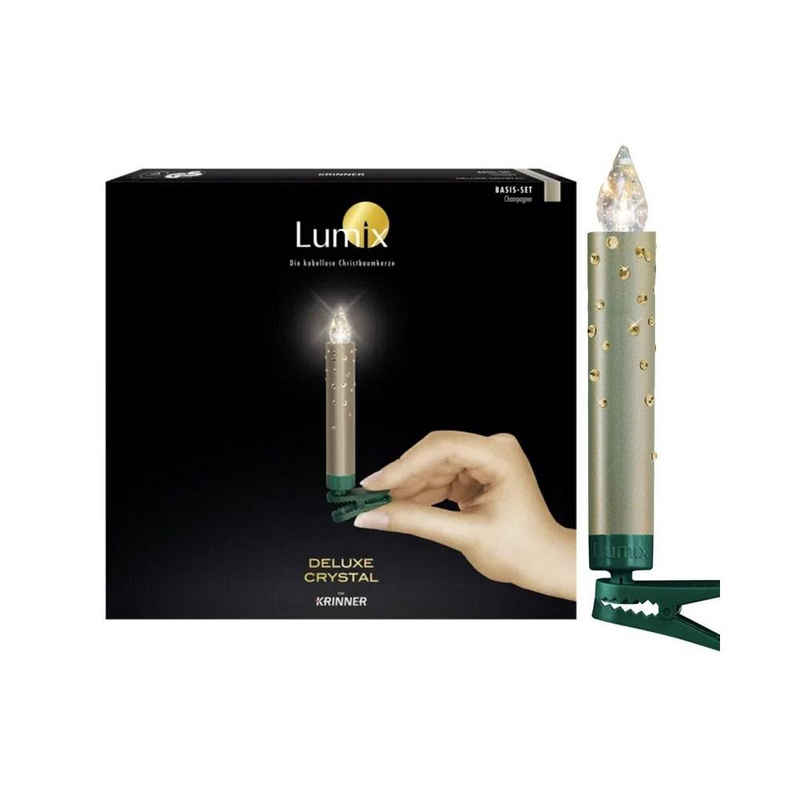 Krinner LED-Kerze Lumix Crystal 10er Basis-Set
