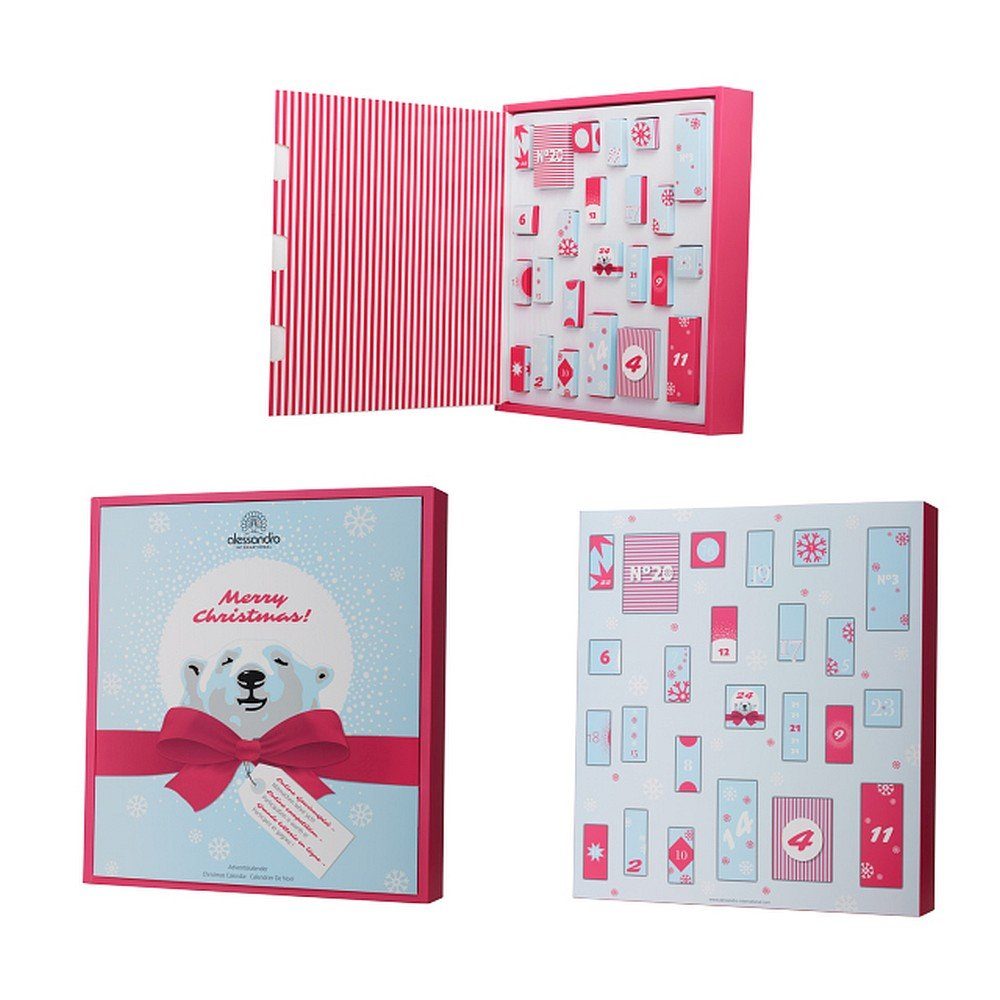 alessandro international Adventskalender Alessandro Ice Bear Nagellack Adventskalender XMAS Nail Polish (Adventskalender)