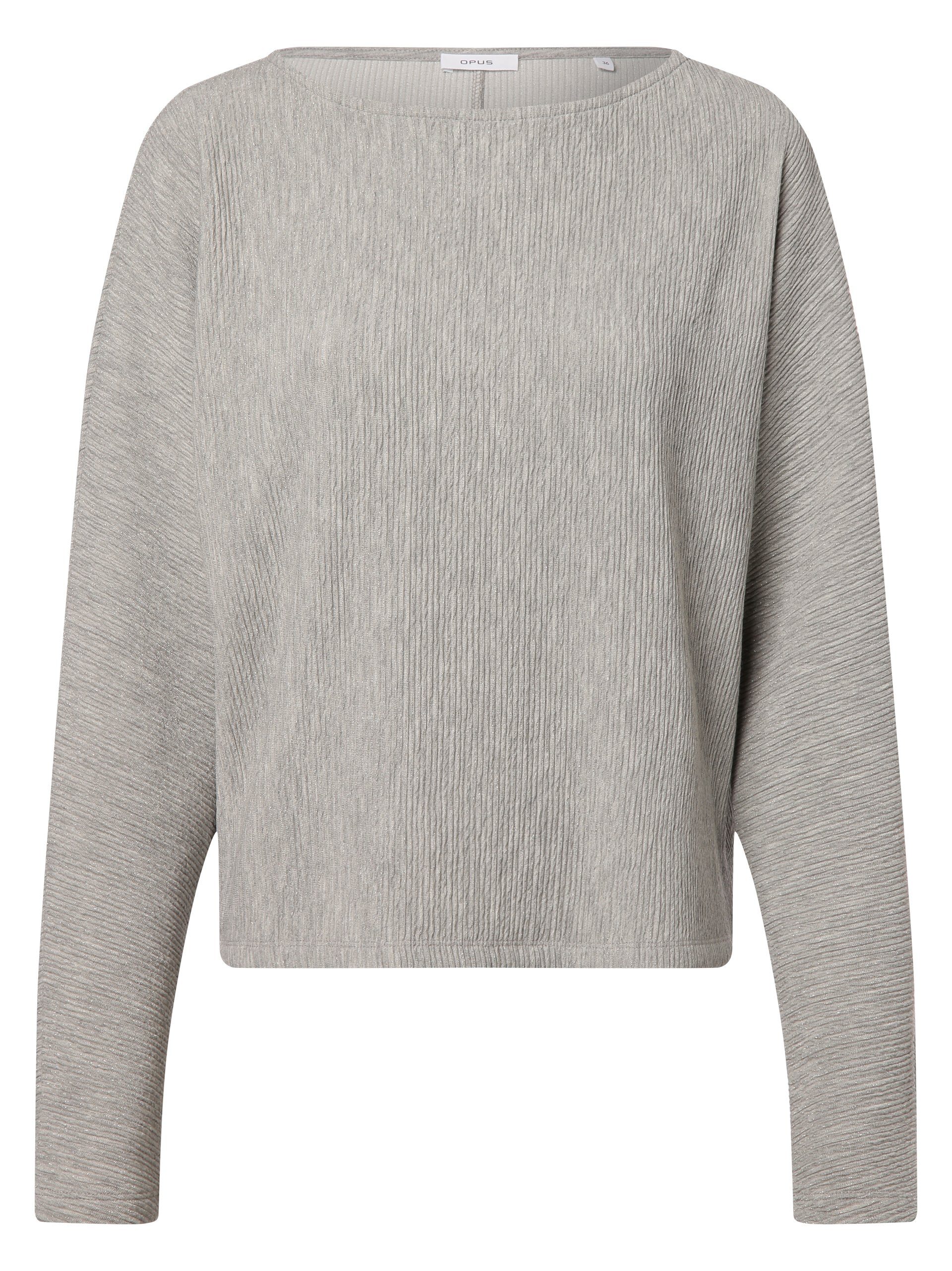 OPUS Sweatshirt Garkles HAZY FOG MELANGE | Sweatshirts