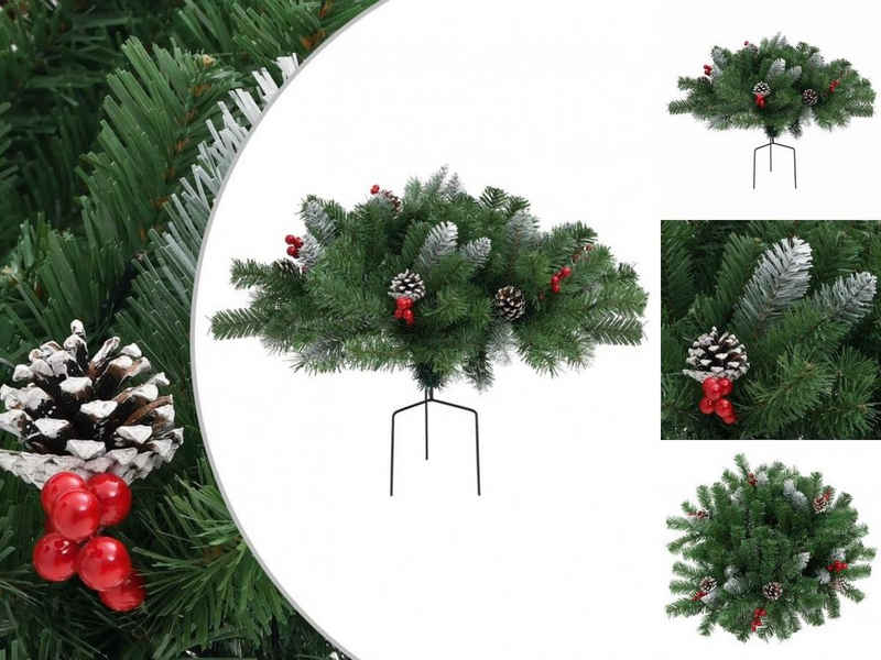 vidaXL Künstlicher Weihnachtsbaum Künstlicher Weihnachtsbaum Grün 40 cm PVC