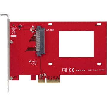 Renkforce PCIe-Controllerkarte für NVMe 6.35 cm (2.5) U.2 Modulkarte