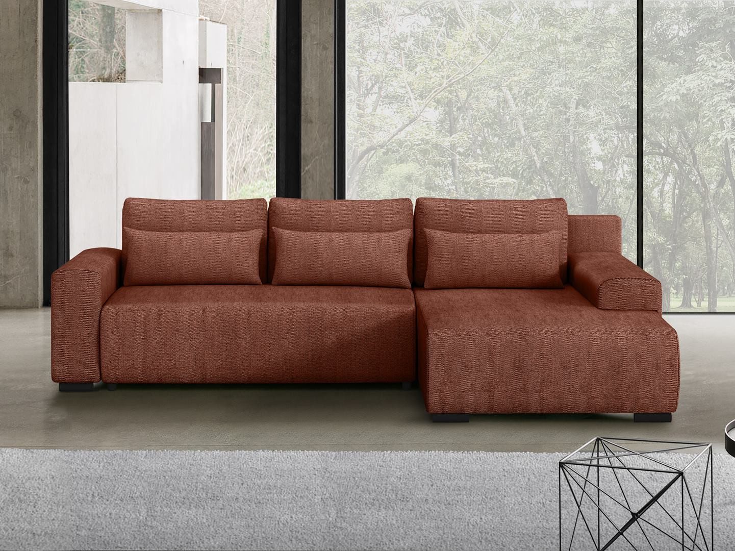 Beautysofa Ecksofa Benny, mit Schlaffunktion, Bettkasten, günstig online kaufen