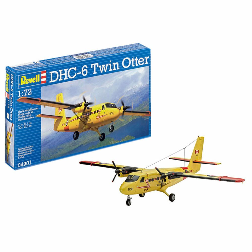 Revell® Modellbausatz DHC-6 Twin Otter, 04901, Maßstab 1:72, (95-tlg)