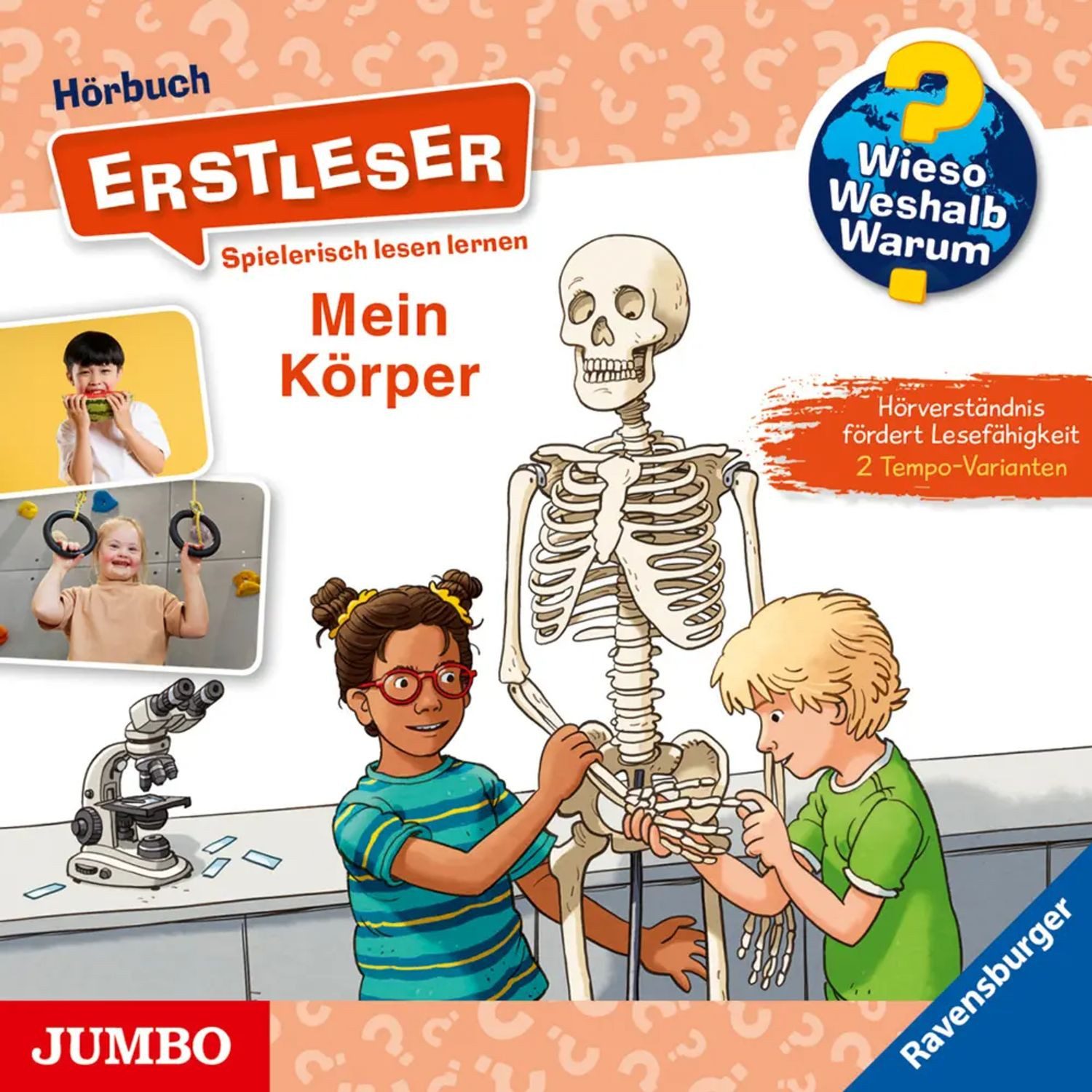 JUMBO Verlag Hörspiel Wieso? Weshalb? Warum? Erstleser: Mein Körper,1 Audio-CD