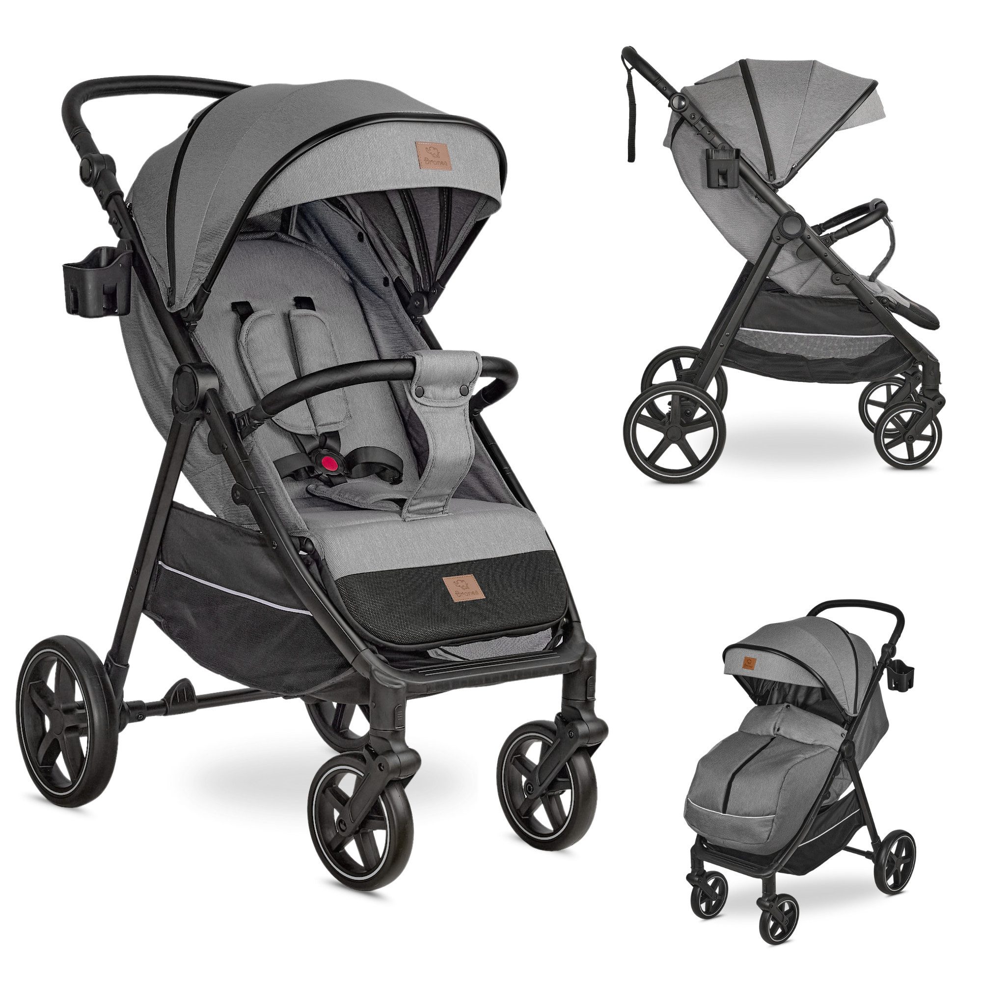 Kinder-Buggy MAXIME 2.0 Reisebuggy MIT LIEGEFUNKTION Kinderbuggy klappbar bis 22kg