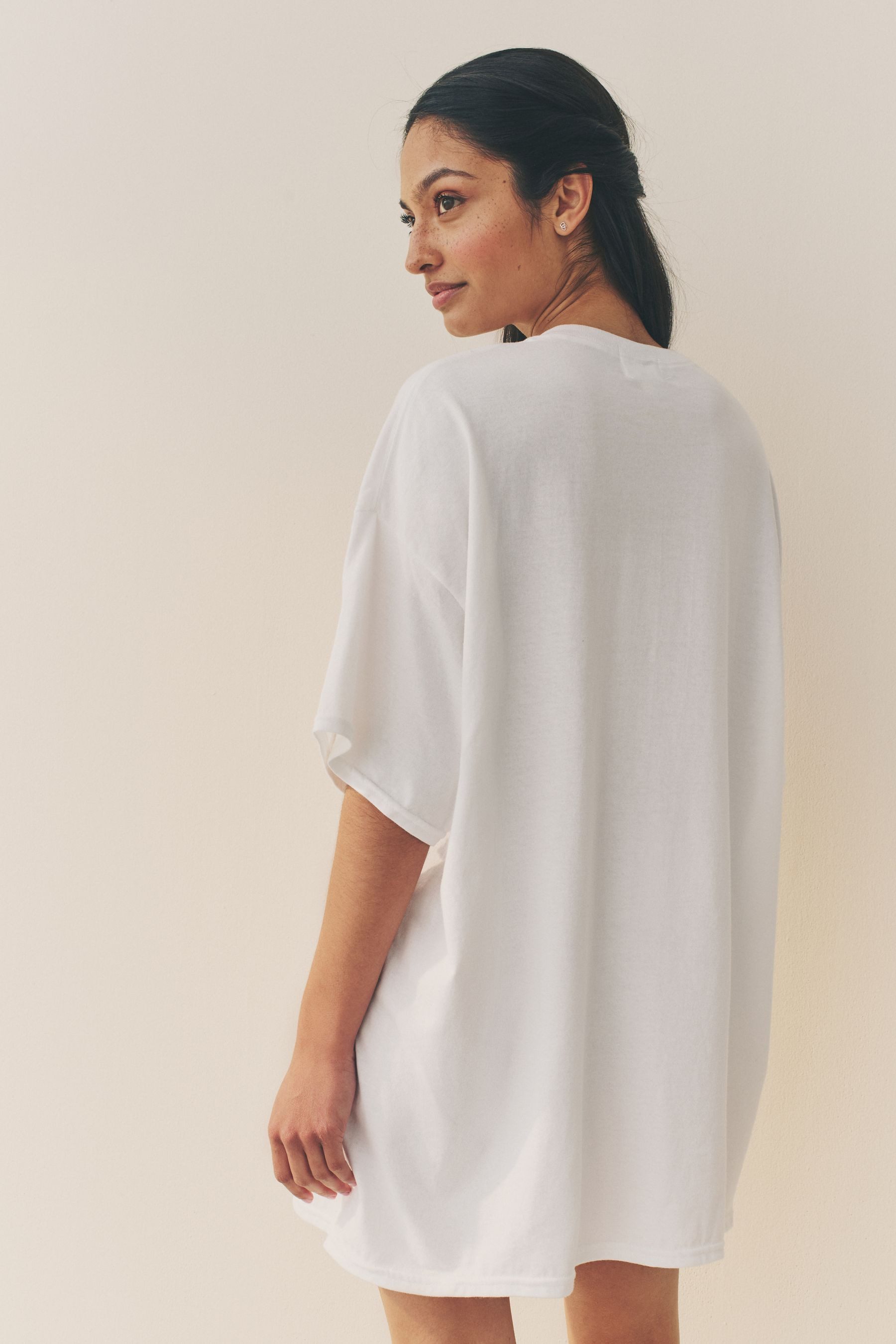Next Nachthemd Oversized Fit Nachthemd aus günstig online kaufen