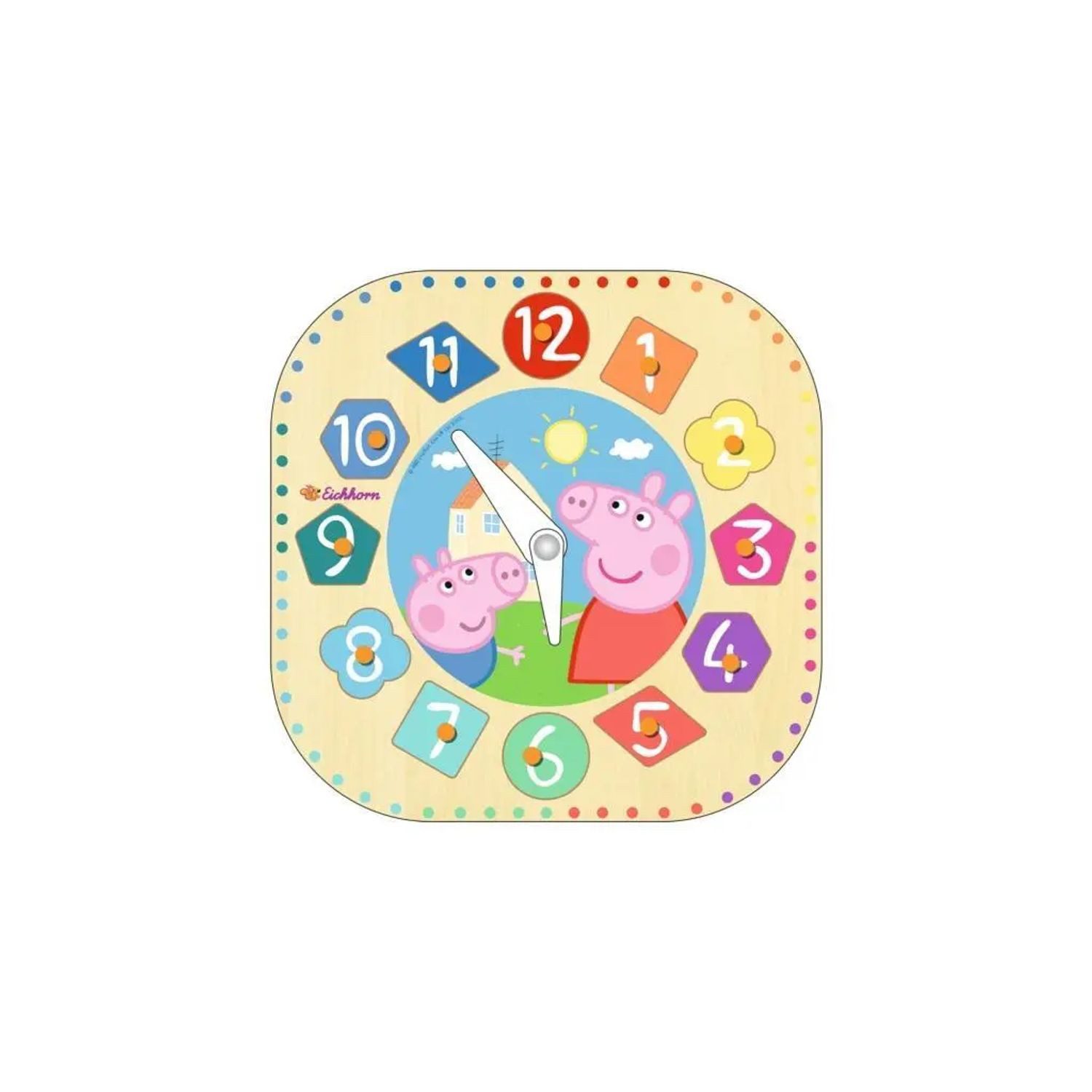 Eichhorn Spiel Peppa Pig, Lernuhr