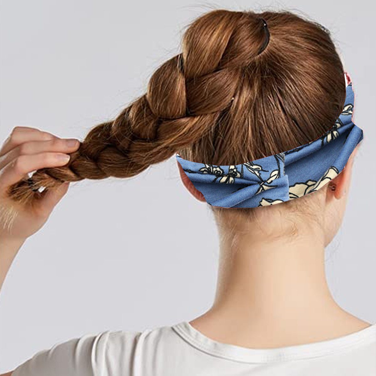 Sport Haarbänder Jormftte für Damen,Boho Yoga Breit Haarreife Mehrfarbig2 Haarband Workout Laufen