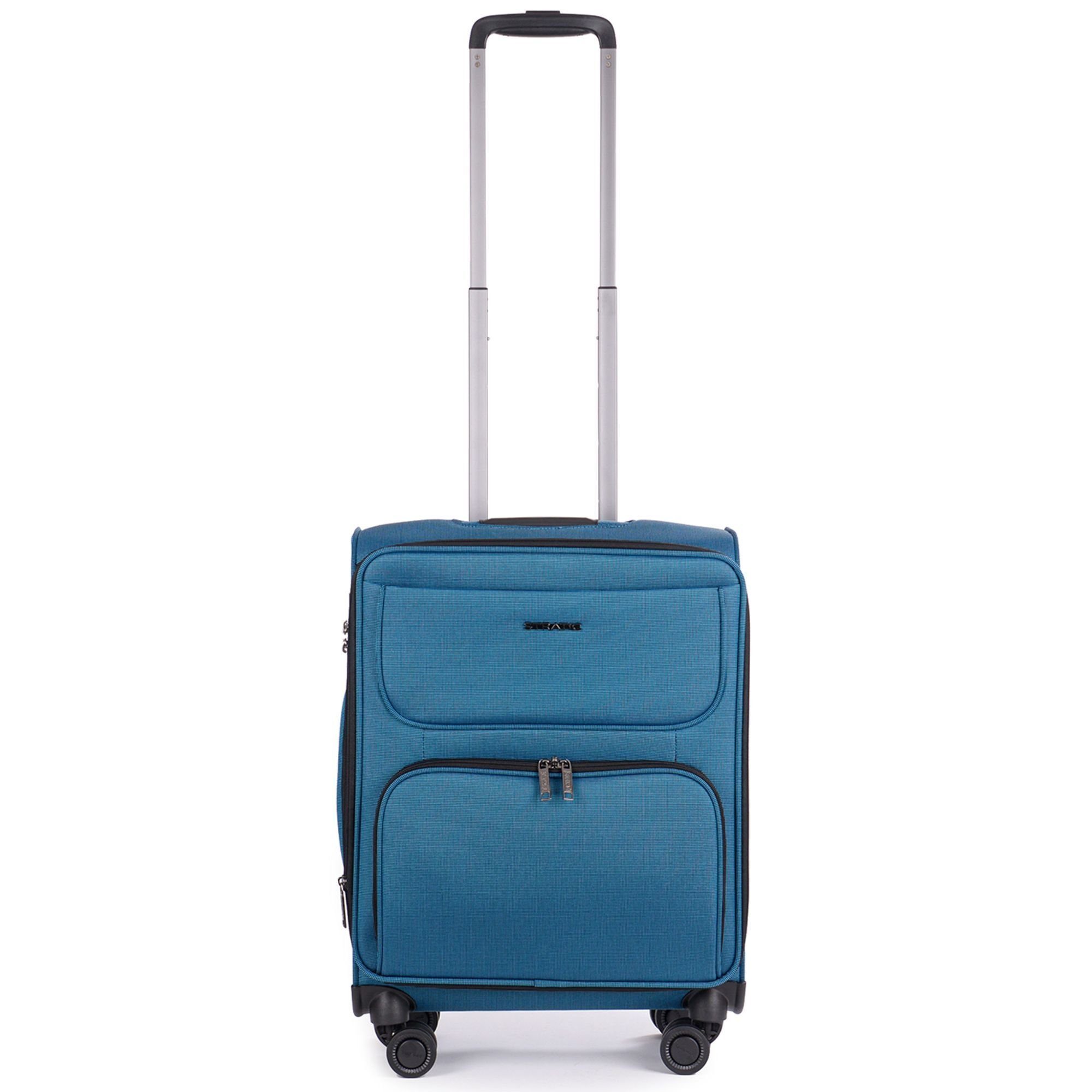 Stratic Handgepäck-Trolley Bendigo Light Plus, 4 Polyester Rollen, petrol