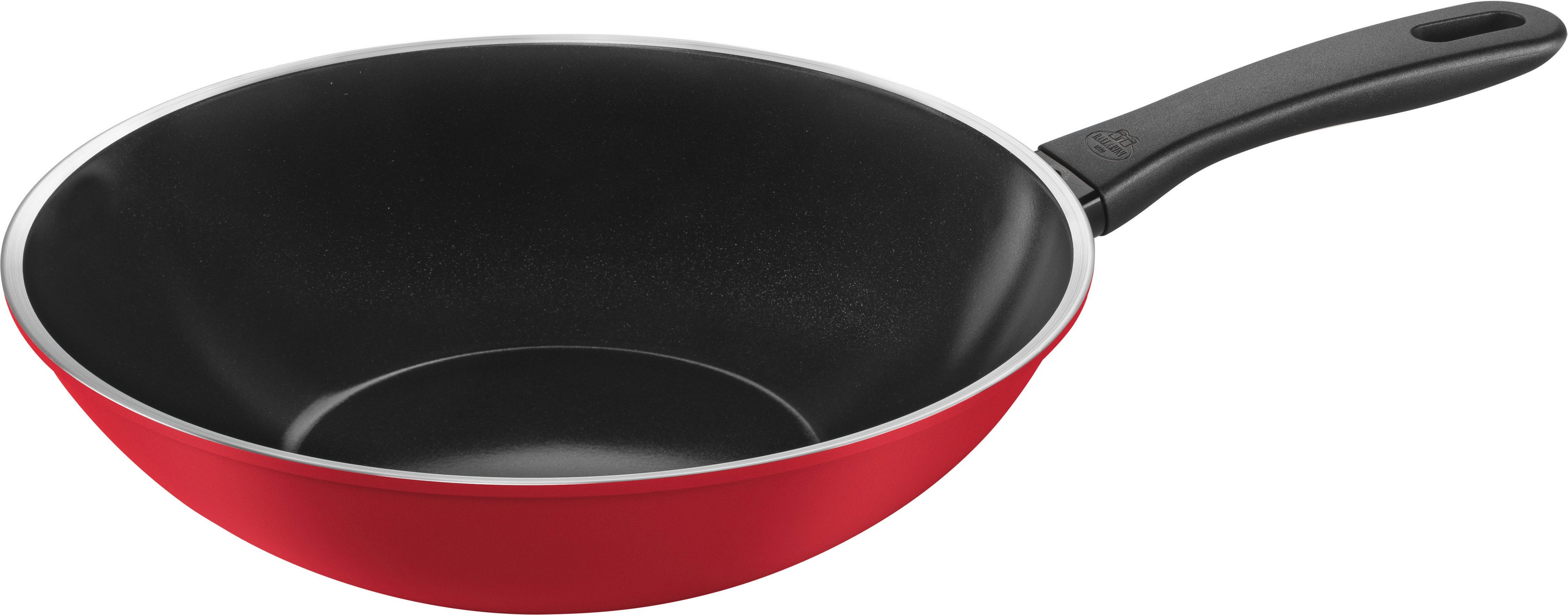 BALLARINI Wok Caprera, Aluminium (1-tlg), Keramikbeschichtung, Thermopoint, bunt, Made in Italy