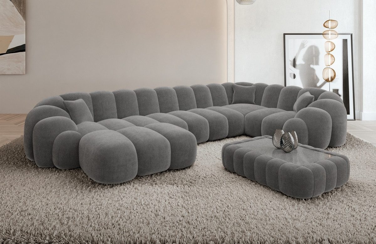 Sofa Dreams Sofa Rajada U Form Stoff