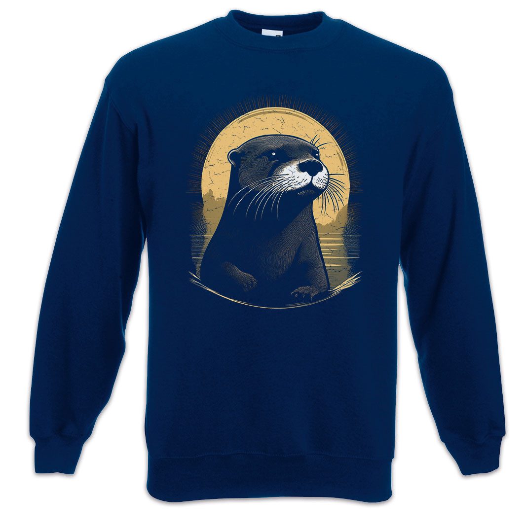 Sweatshirt Otter B Sweatshirt Sweet Wildlife lontra Nutria Fischotter Seeotter