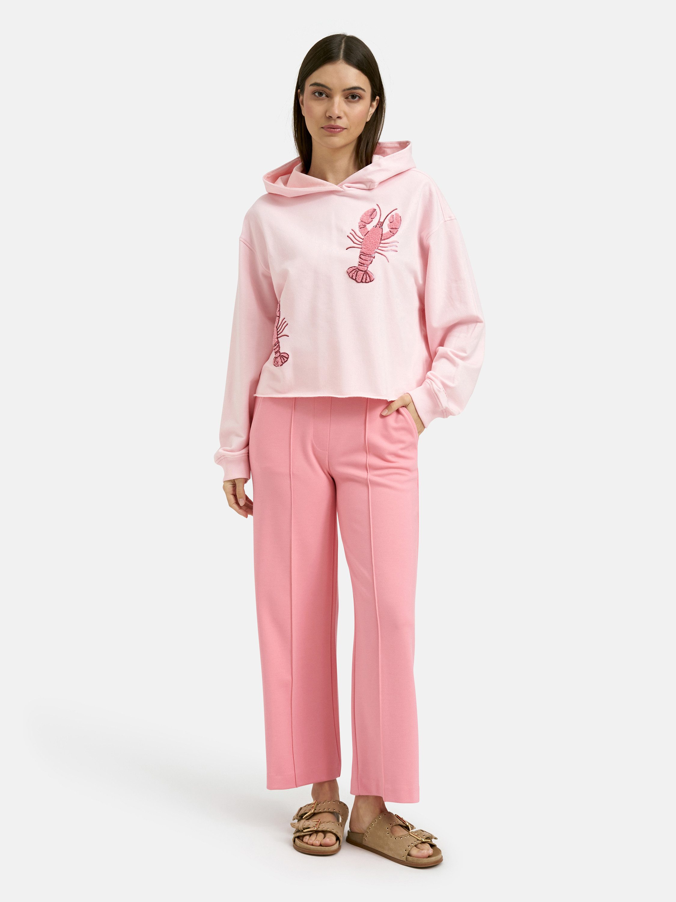 Smith & Soul Kapuzensweatshirt mit Rollsaum am Bund
