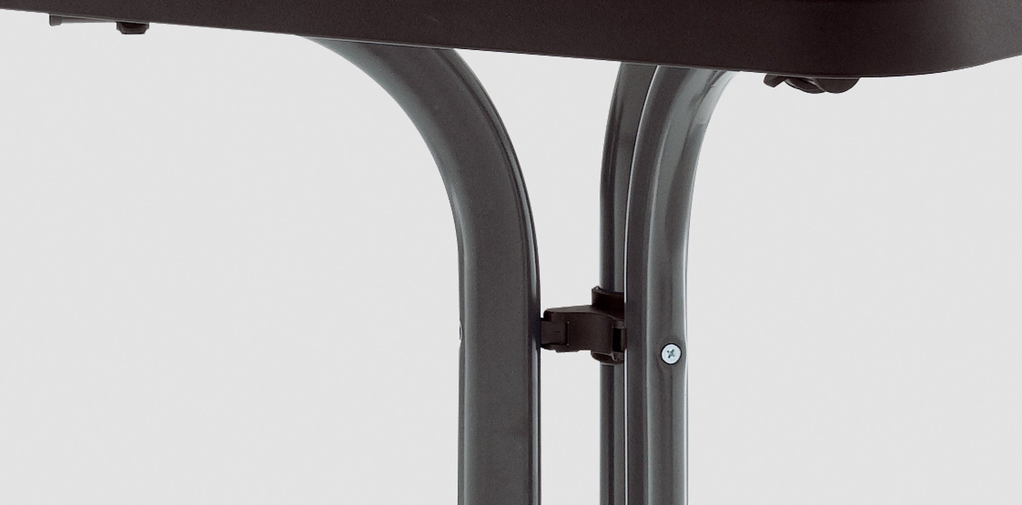 Sieger Gartenmöbel Klapptisch in Schiefer anthrazit, mecalit®-PRO - 138x72x88cm (BxHxT)