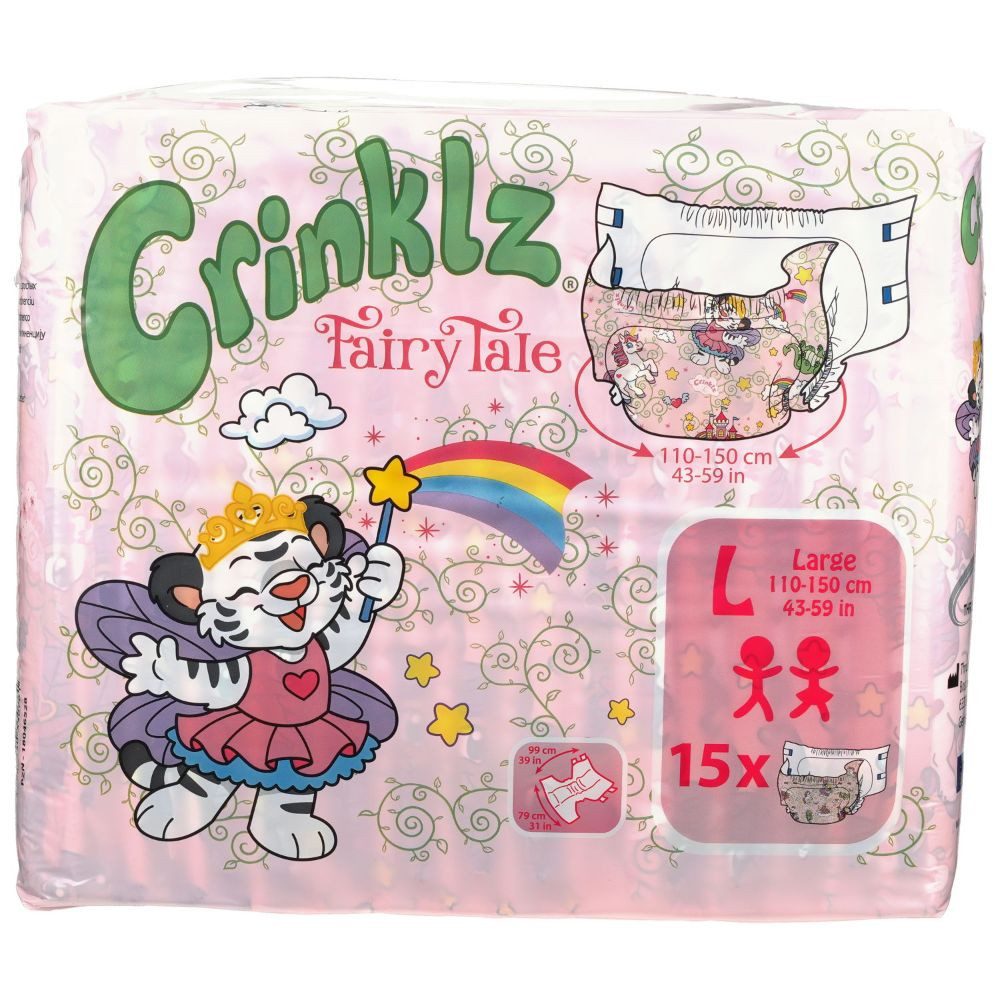 Crinklz Inkontinenzslip Fairy Tale Windeln L
