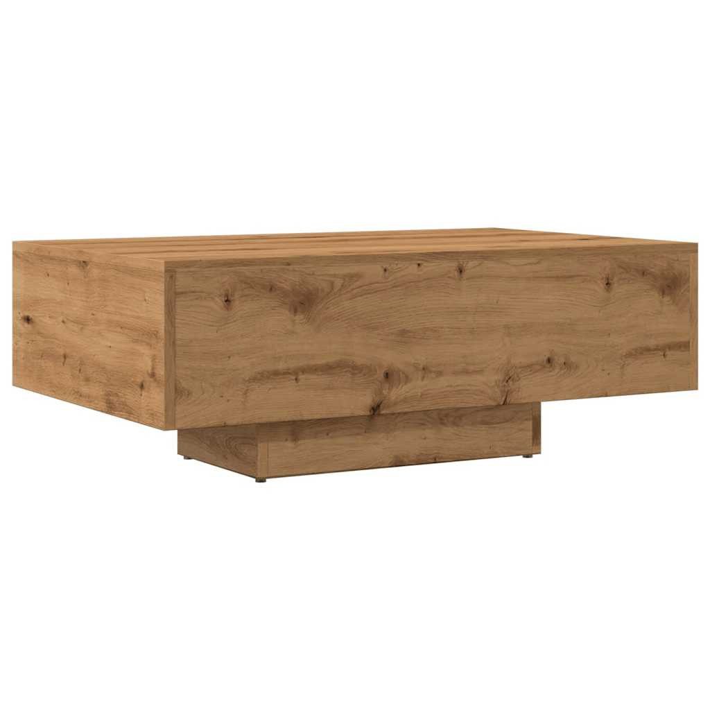 vidaXL Couchtisch 85 x 55 x 31 cm Couchtisch Artisan-Eiche 85x55x31 cm Spanplatte Beiste