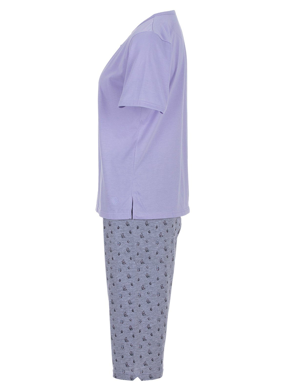 zeitlos Schlafanzug Pyjama Set Capri - günstig online kaufen