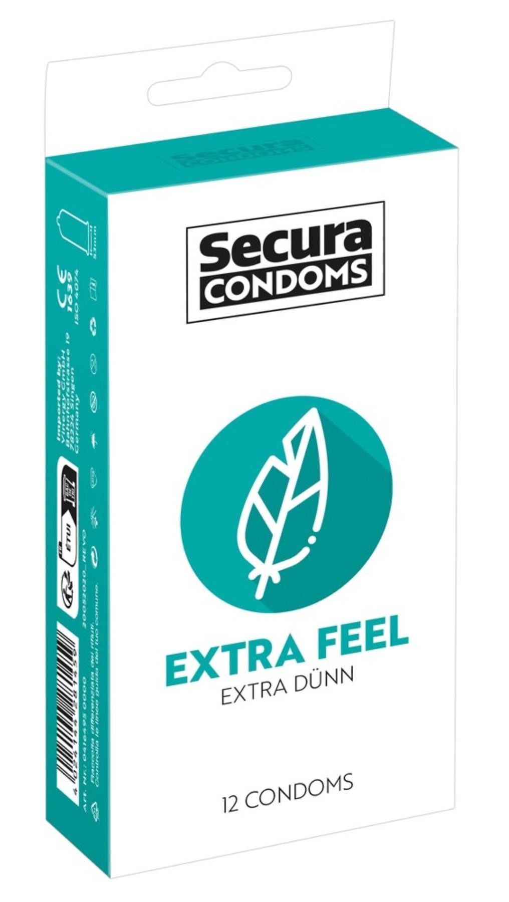 Secura Kondome Secura - Extra Feel, 12 St.