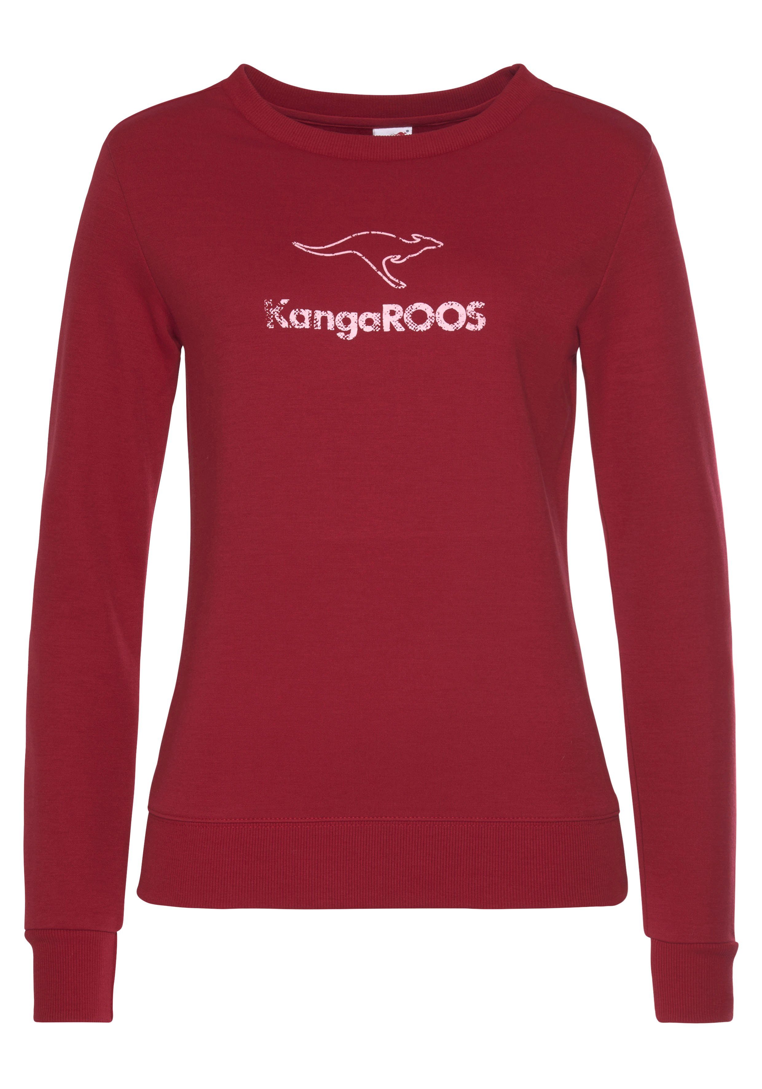 KangaROOS Sweatshirt mit Kontrastfarbenem Logodruck, Loungewear – Bild 2 von 5