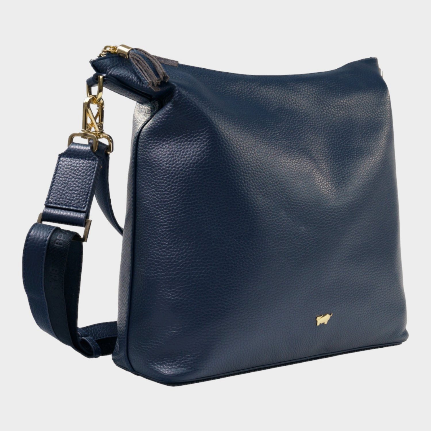 Braun Büffel Umhängetasche HANNA Hobo Bag M blau