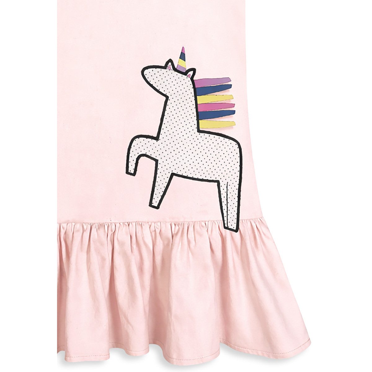 Denokids Midikleid Pink Unicorn Mädchen (1-tlg) Bekleidung, Outfit, Dress, Robe, Midikleid