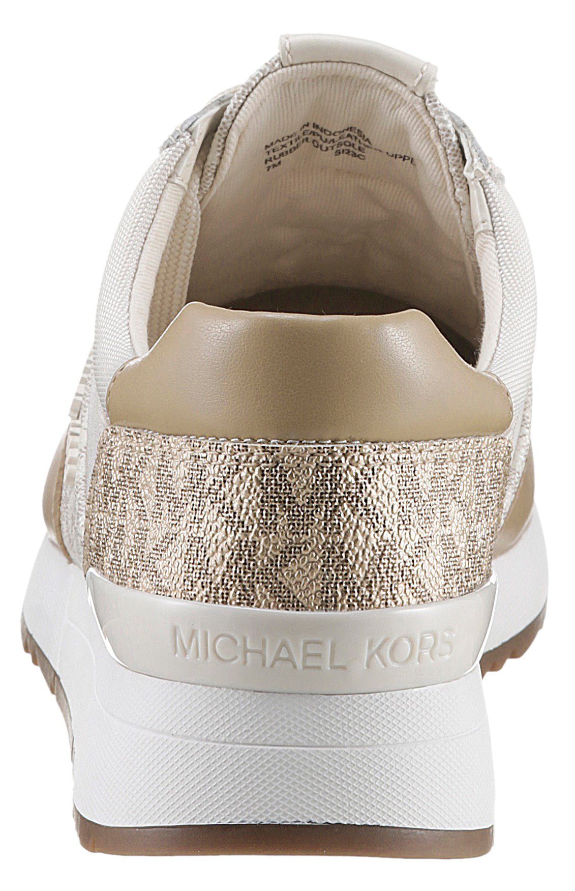 MICHAEL KORS ALLIE STRIDE Sneaker mit TRAINER MK-Monogramm-Print